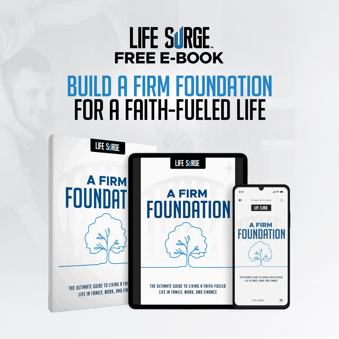 LIFE SURGE Facebook ad: Strengthen Your Faith Today