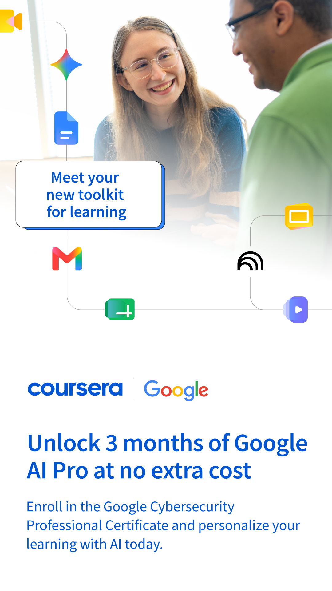 Coursera Facebook ad