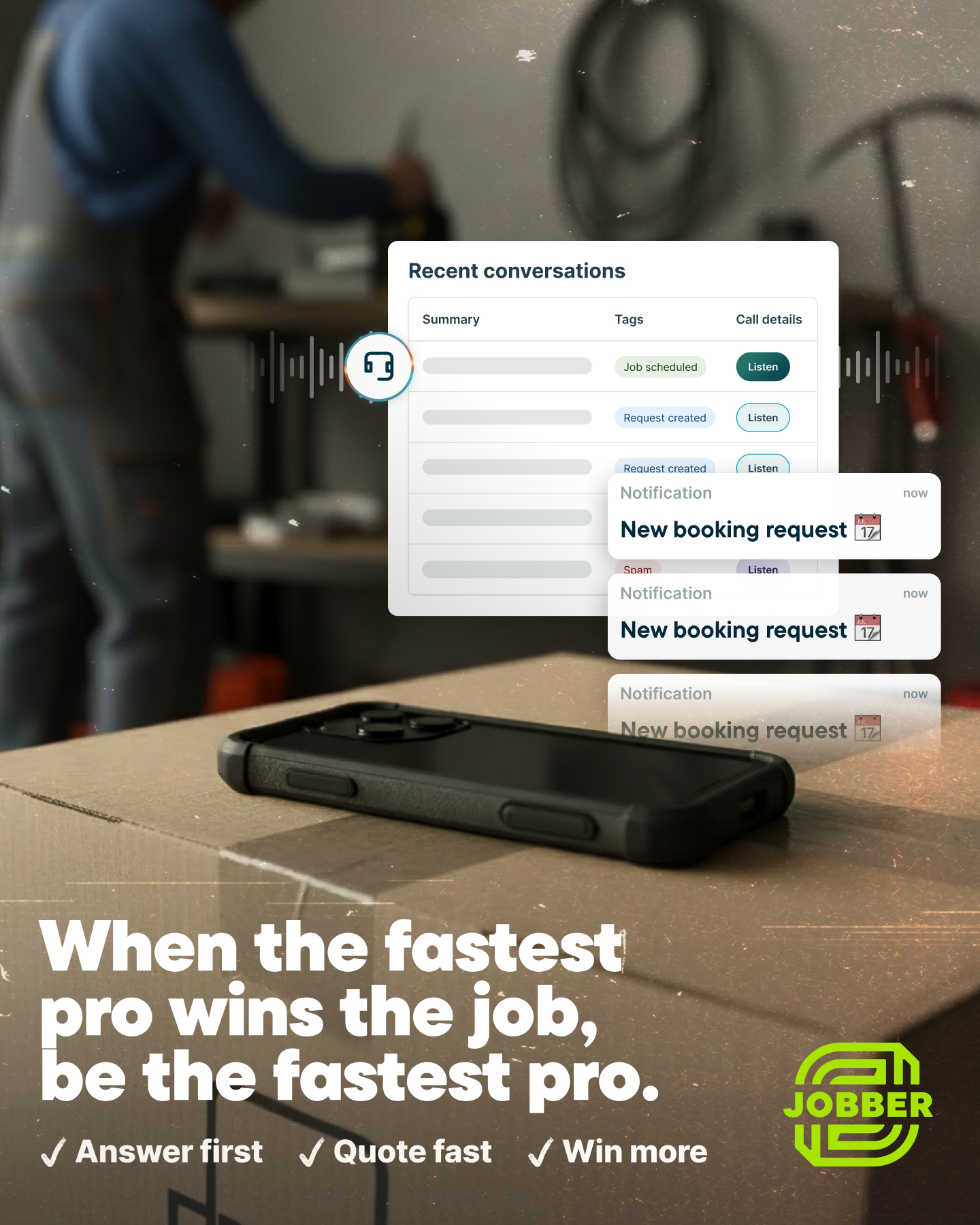 Jobber Facebook ad