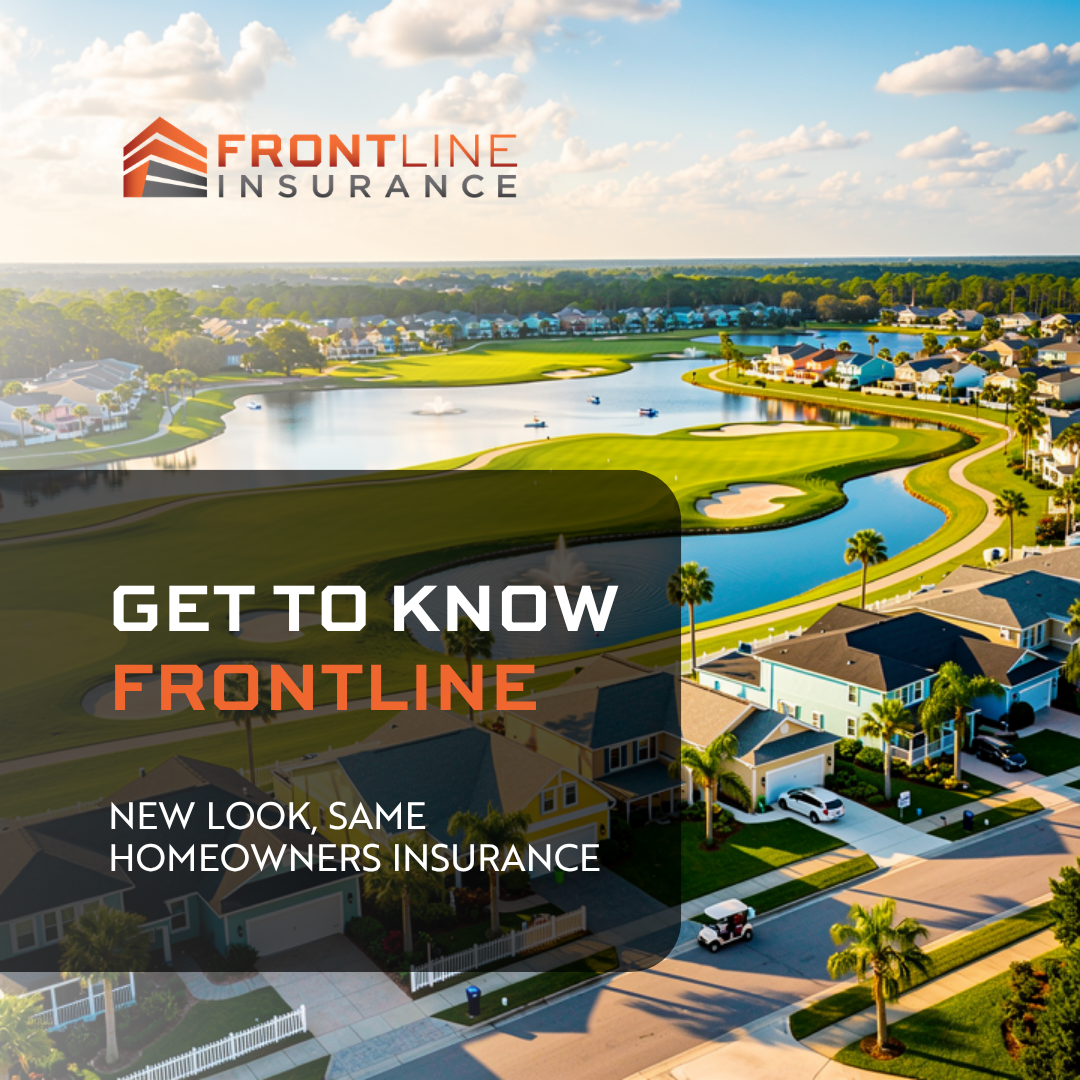 Frontline Insurance Digital Agency Facebook ad: New Look. Same Frontline.