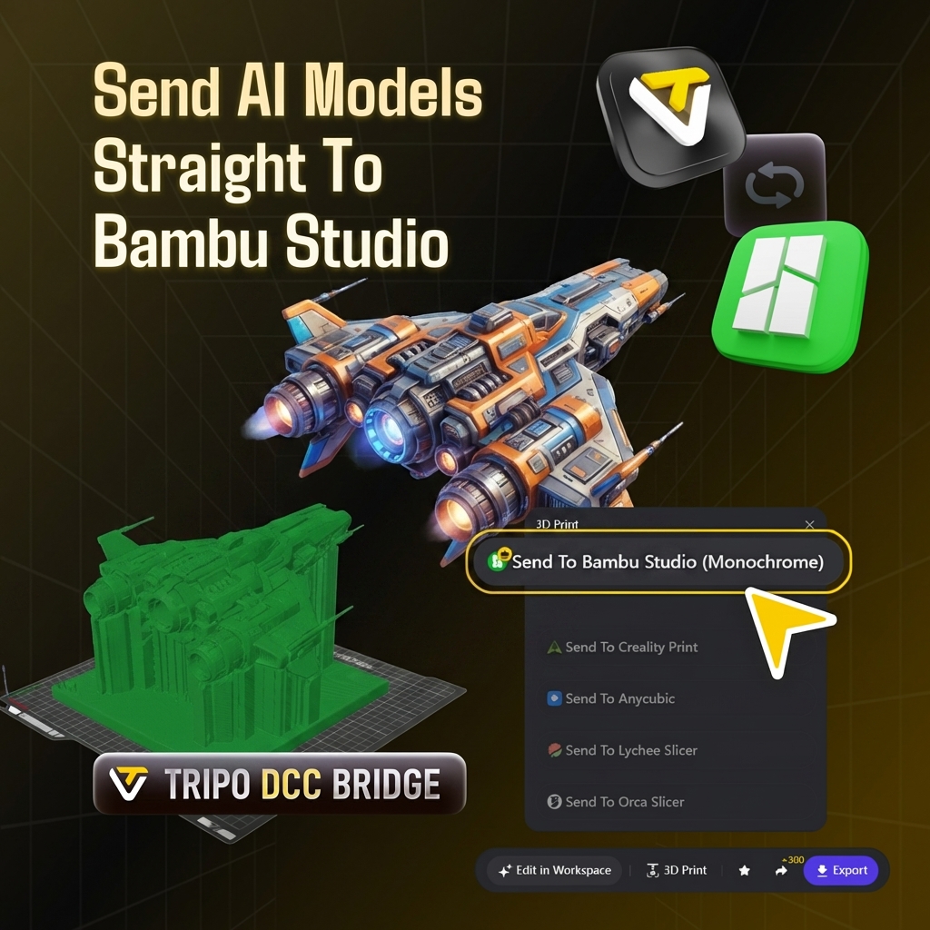 Tripo 3D Facebook ad