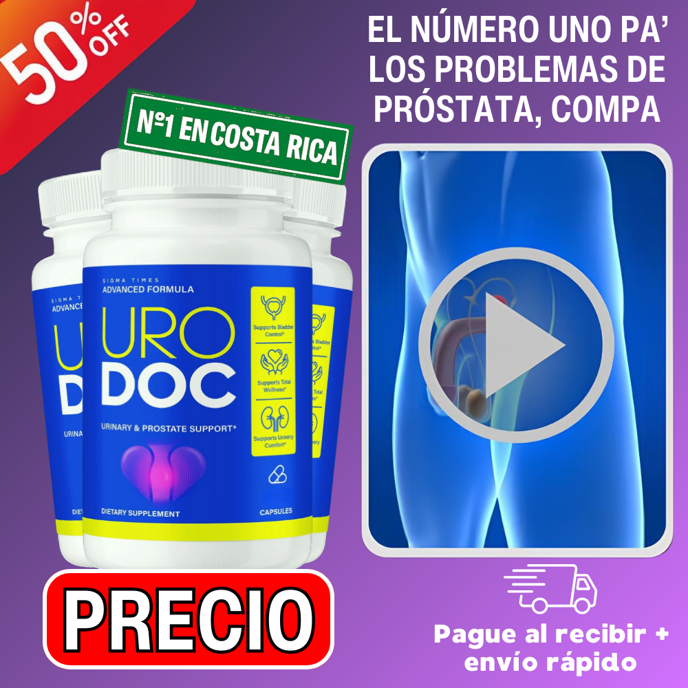 Dr. Marcos Becerra Facebook ad: ¡Urodoc, suplemento natural para apoyar la salud prostática…