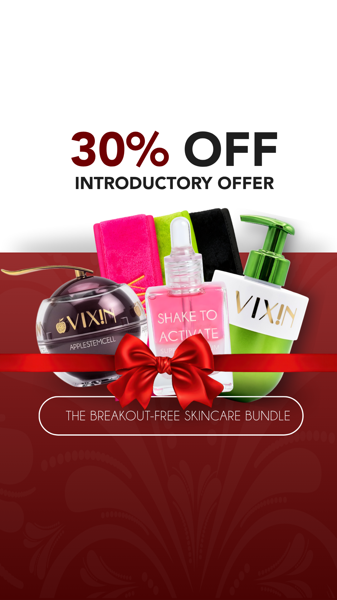 VIXIN Skincare Facebook ad