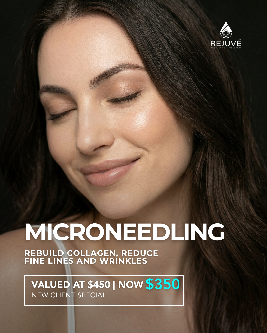 Rejuvé Aesthetics & Wellness Facebook ad: Tighten and Smooth Your Face