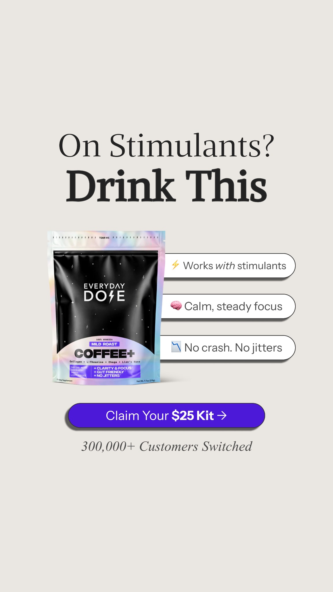 Everyday Dose Facebook ad