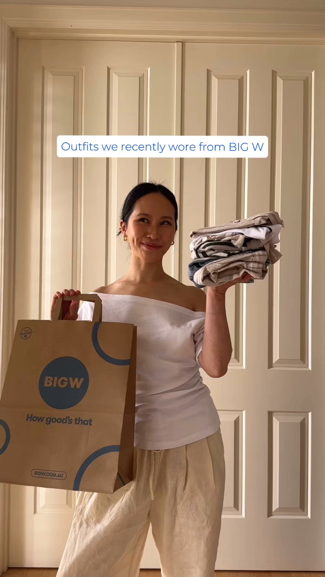 BIG W Facebook ad: Fresh fits for the kids