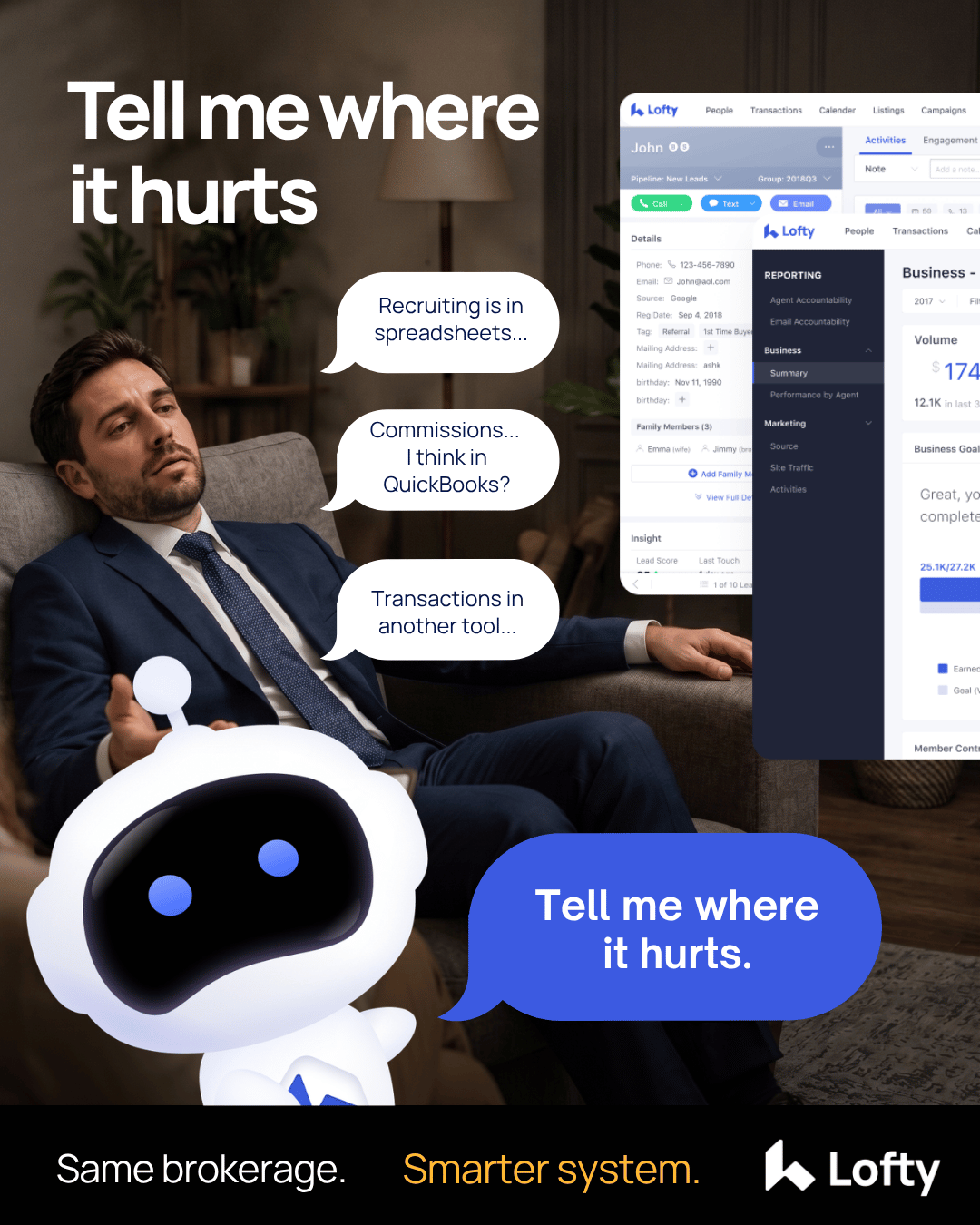 Lofty For Teams And Brokerages Facebook ad