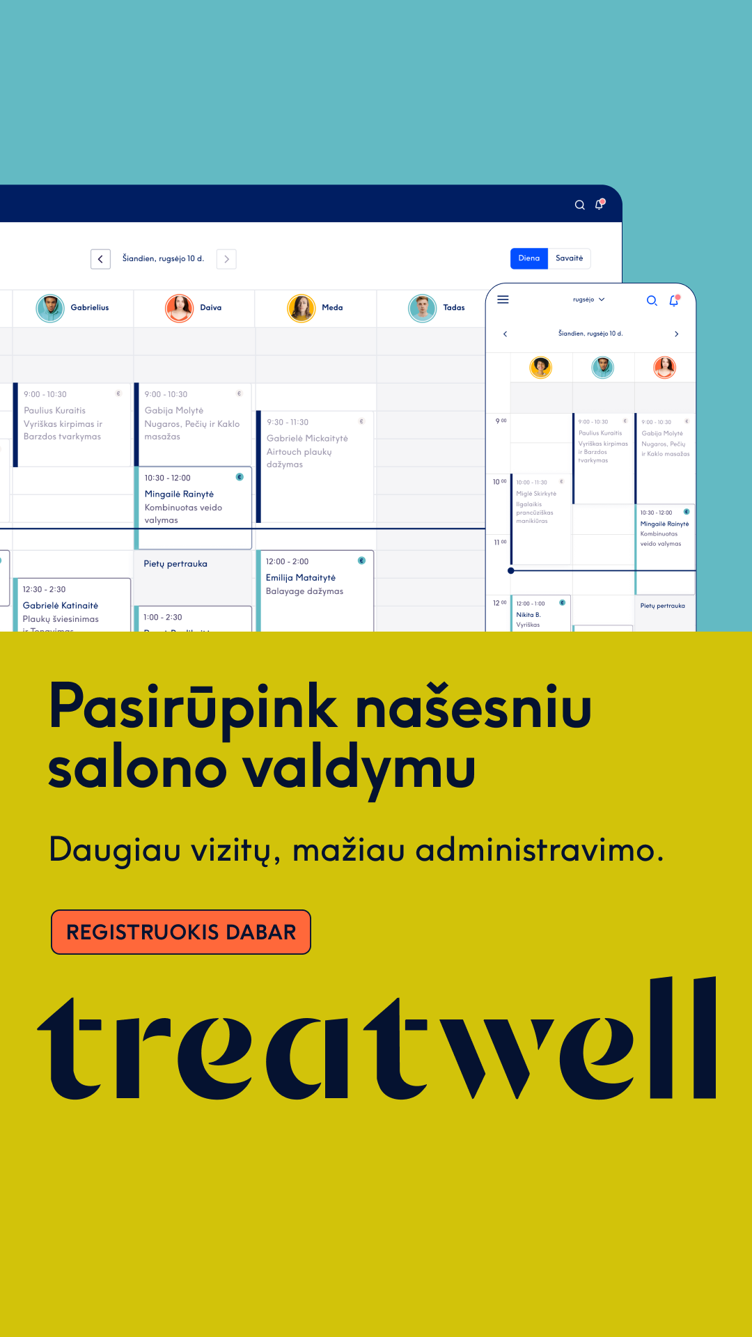 Treatwell Business Facebook ad