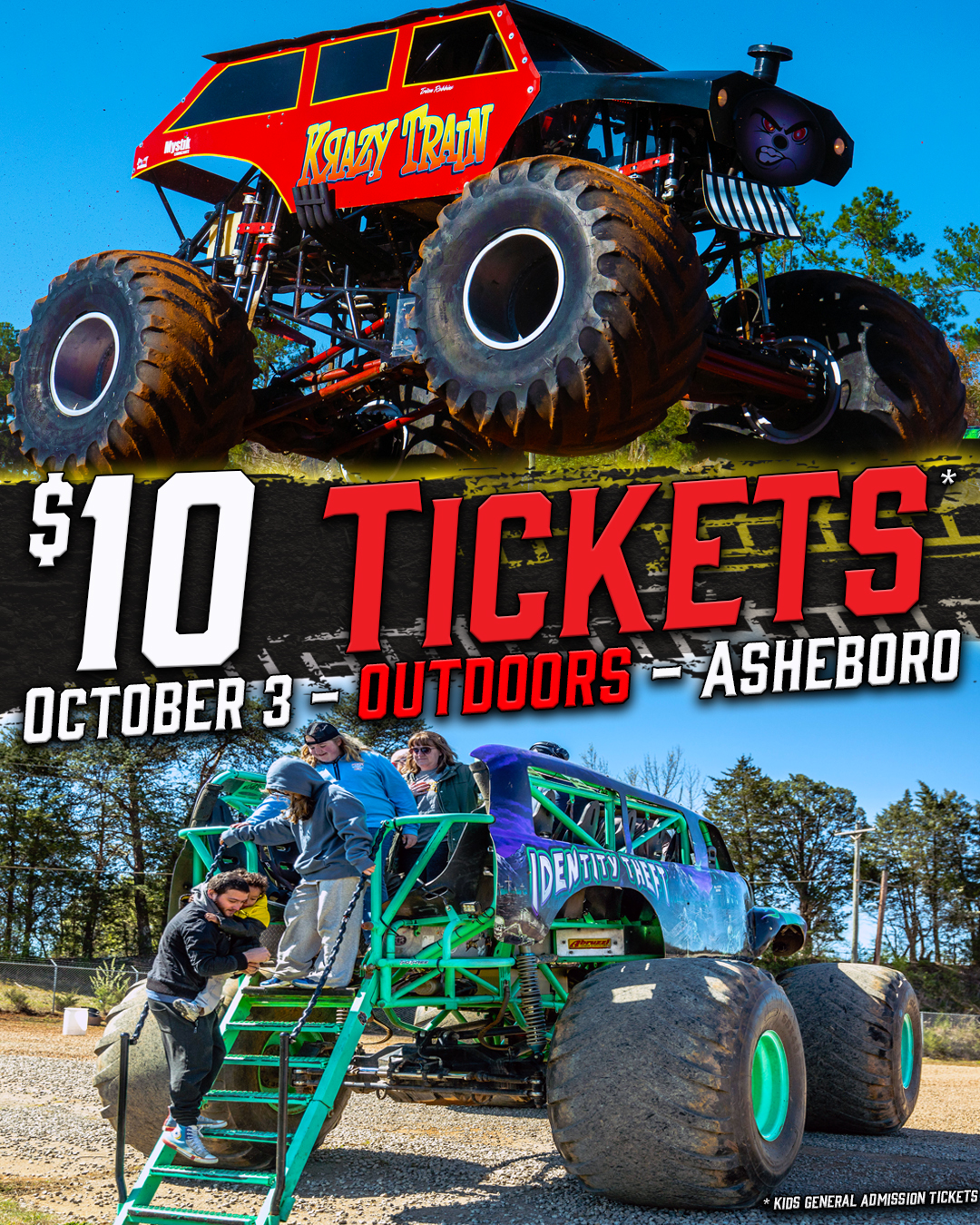 All Star Monster Truck Tour Facebook ad