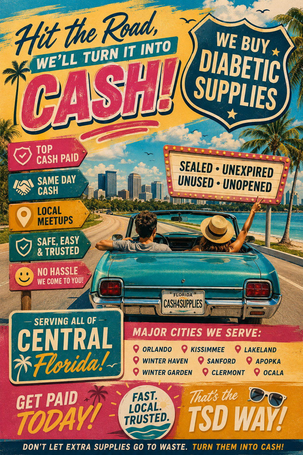 Test Strip Depot- Cash For Diabetic Supplies  Facebook ad