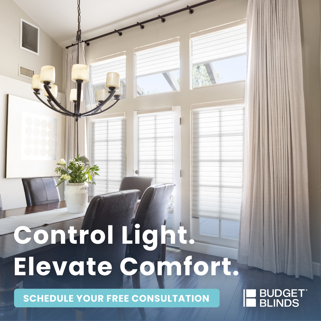 Budget Blinds of Austin & Hill Country Facebook ad: Designed For Your Home, By You