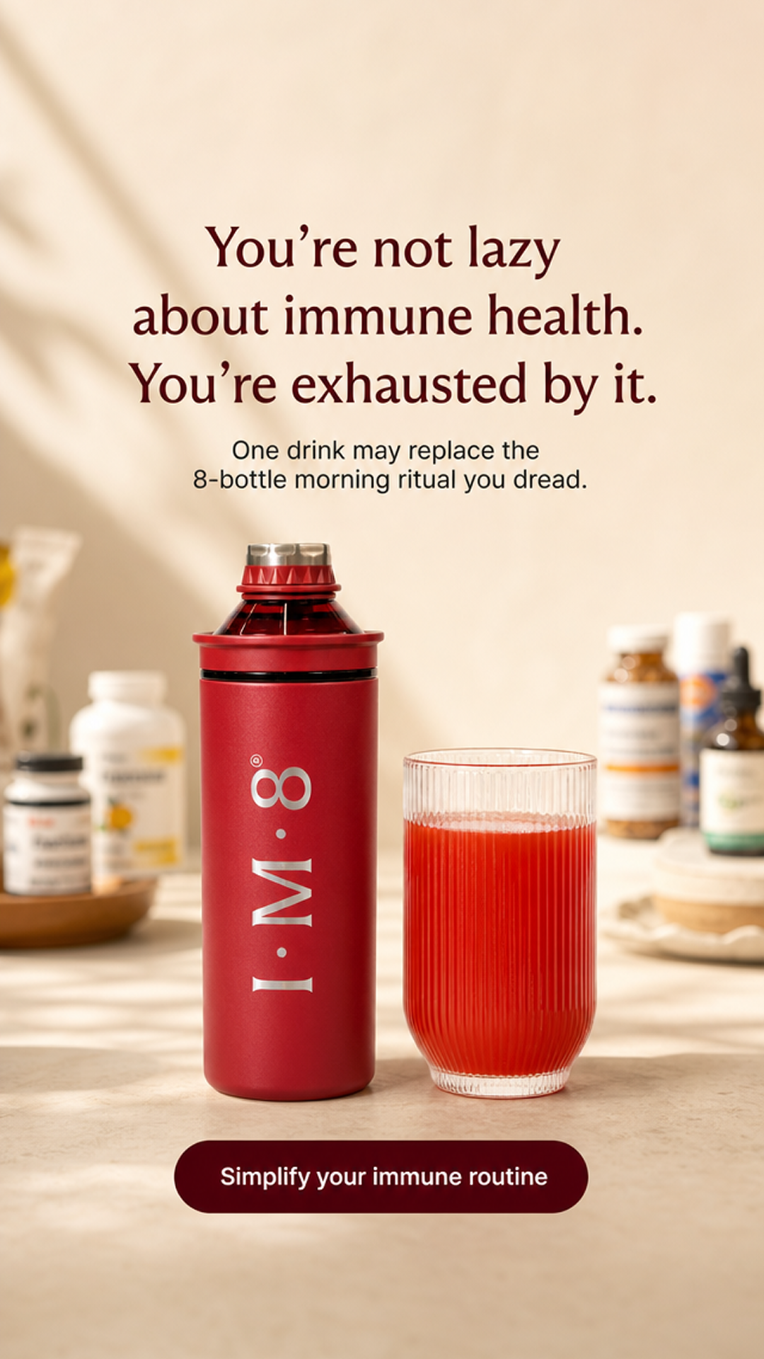 IM8 Health Facebook ad