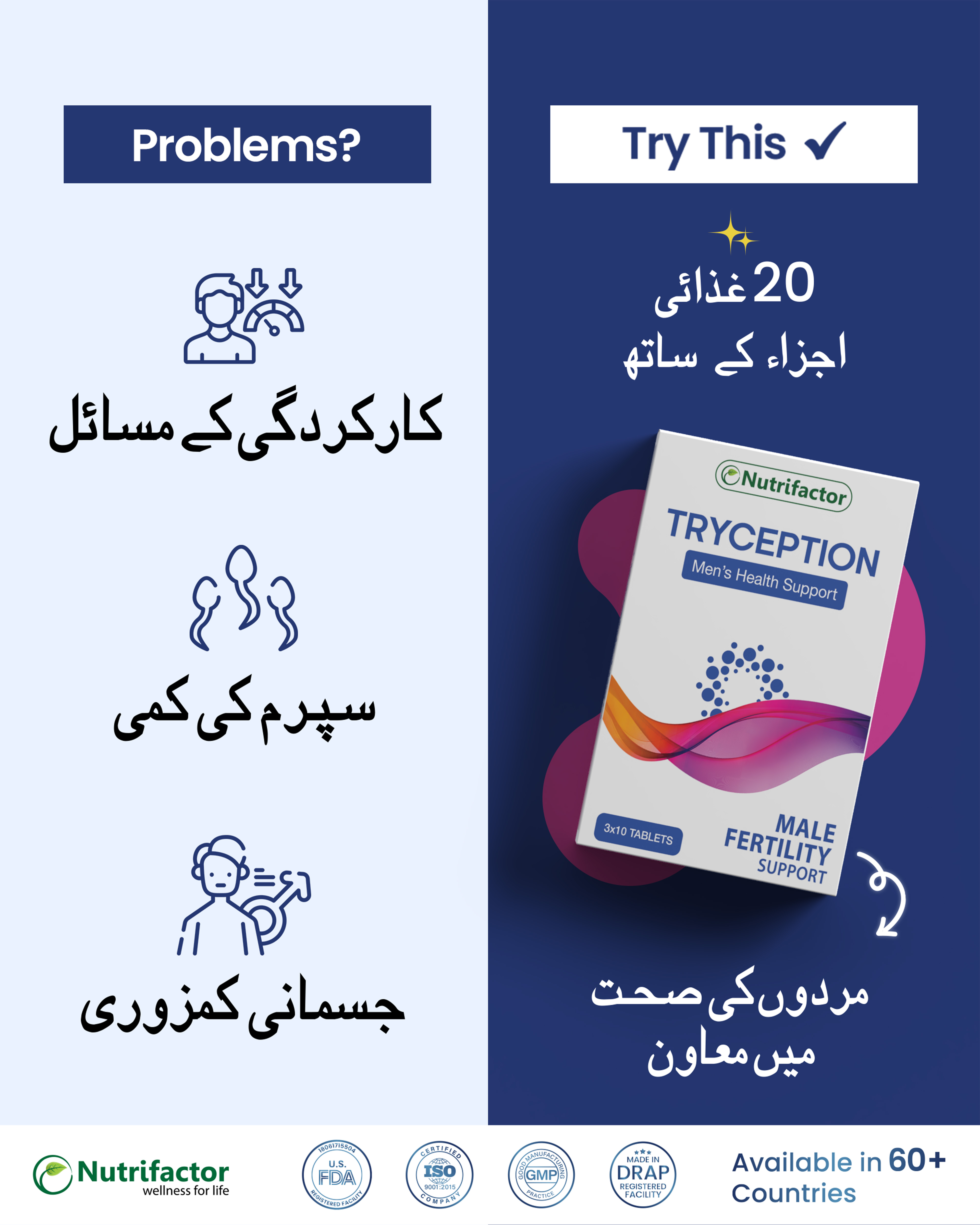 Nutrifactor Middle East Facebook ad
