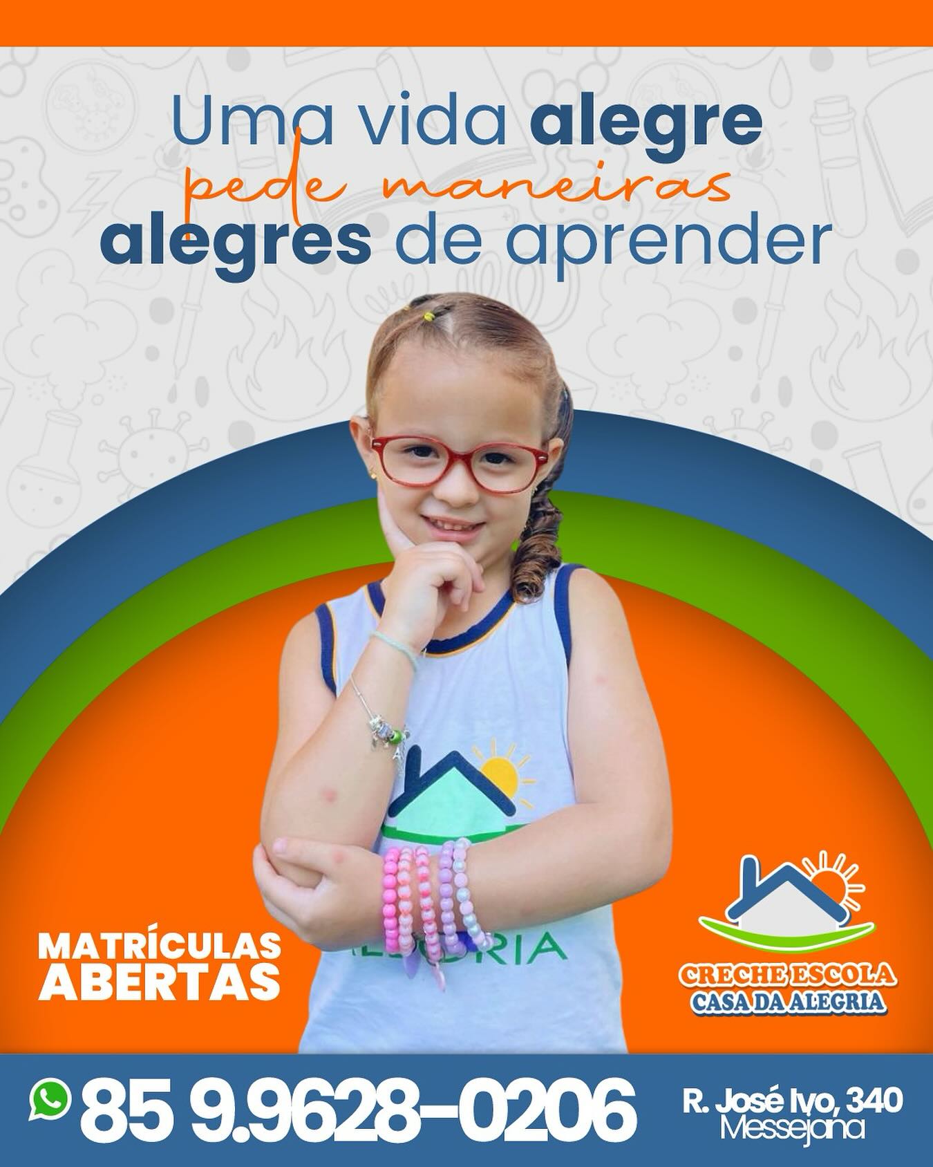 Creche Escola Casa da Alegria Facebook ad: casadaalegria - Link in Bio & Creator Tools | Beacons