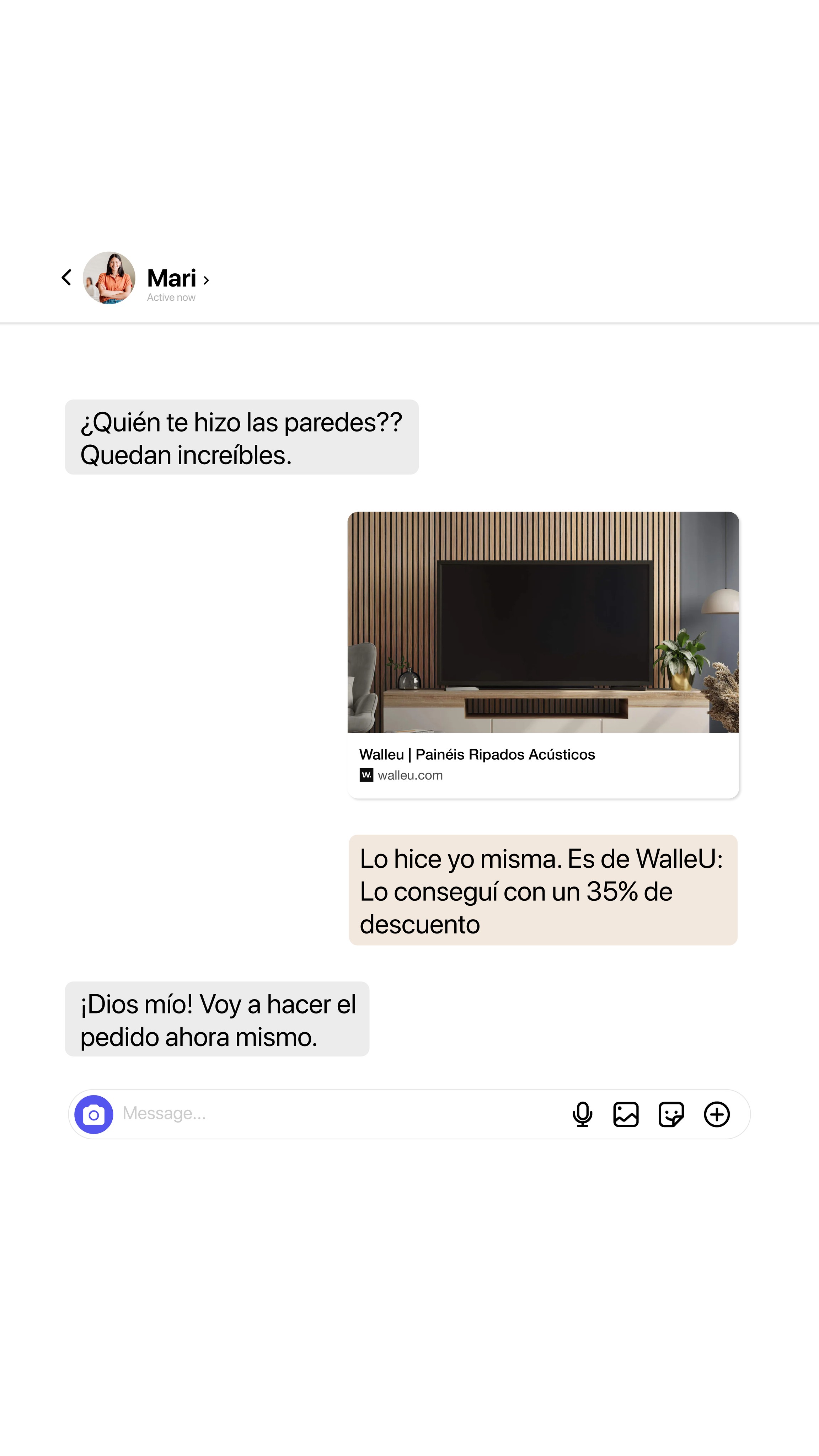 Walleu.es Facebook ad