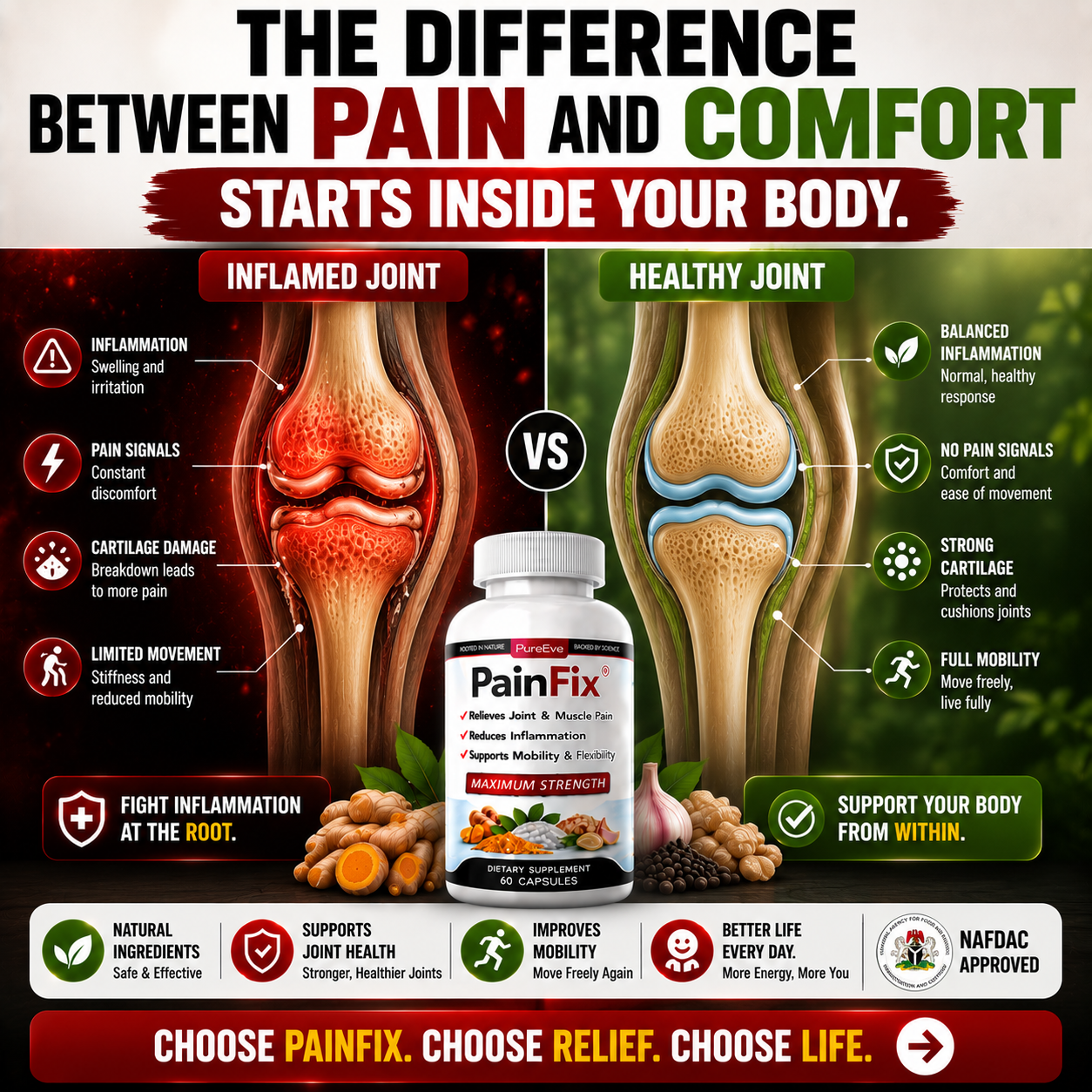 PainFix Facebook ad