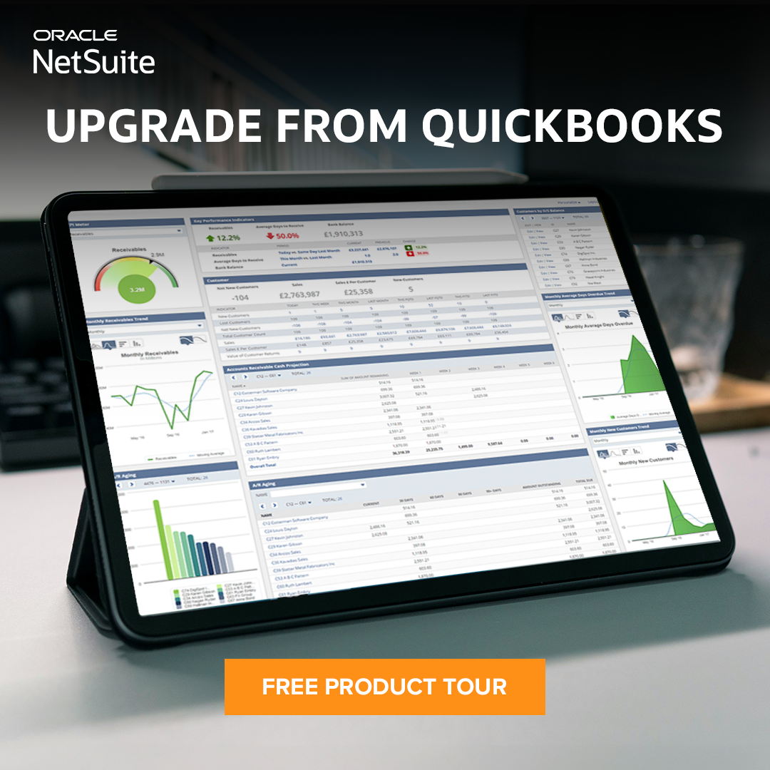Oracle NetSuite Facebook ad