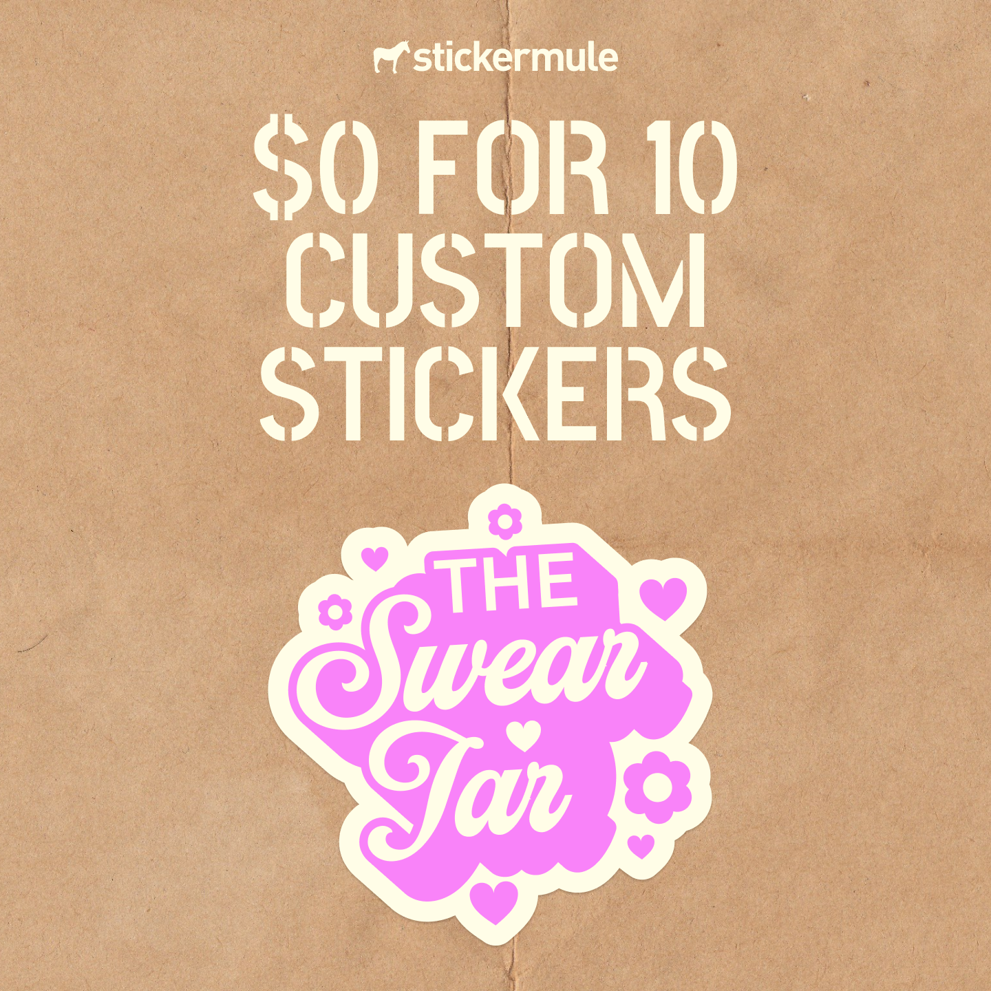 Sticker Mule Facebook ad