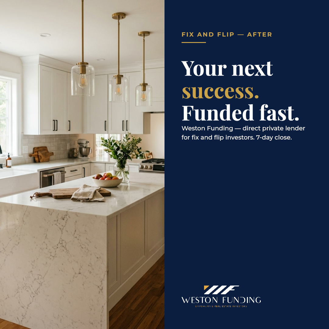 Weston Funding Facebook ad: Your next success story