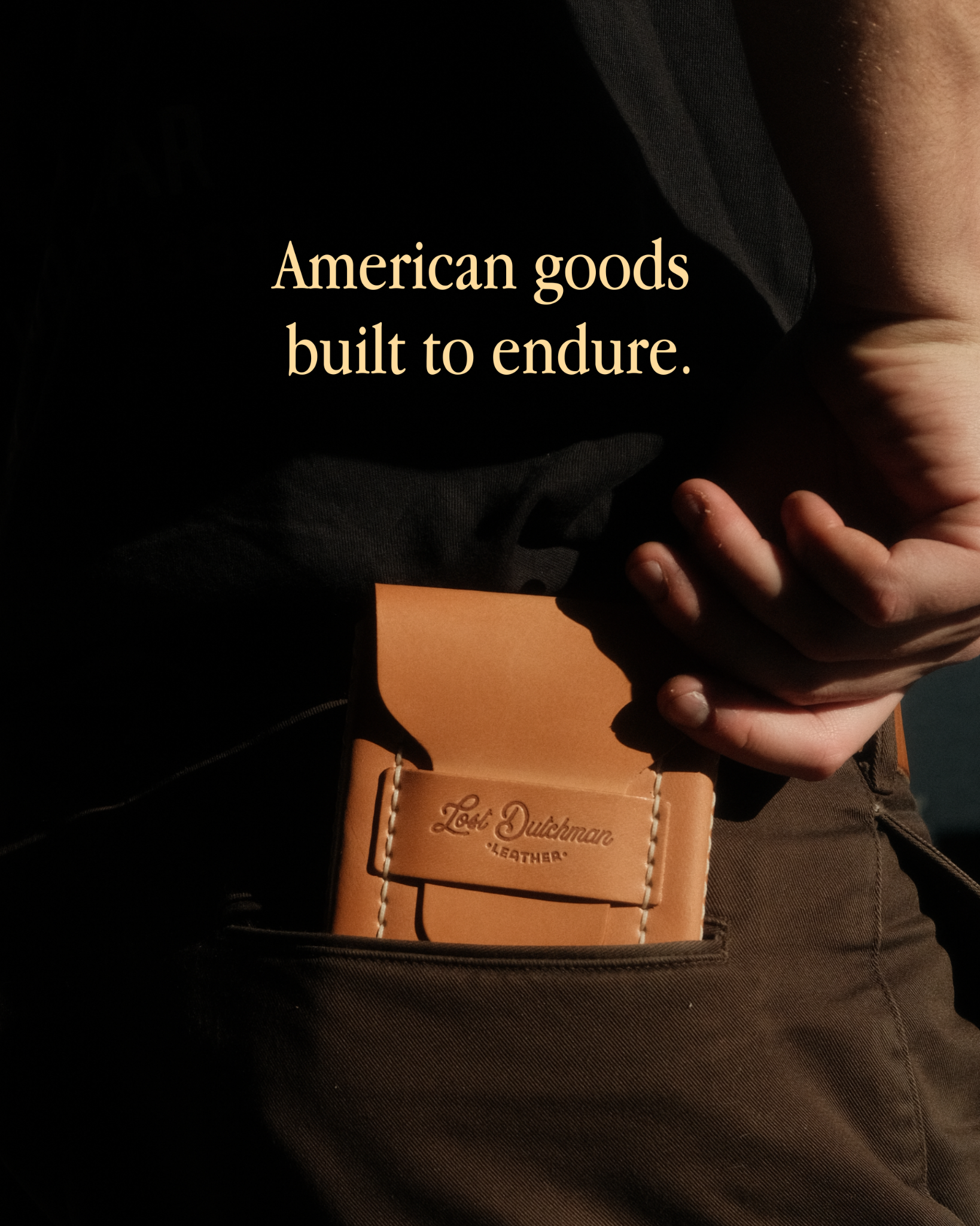 Lost Dutchman Leather Goods Facebook ad