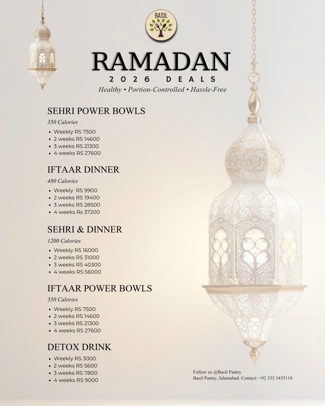 Basil Facebook ad: Ramadan made simple