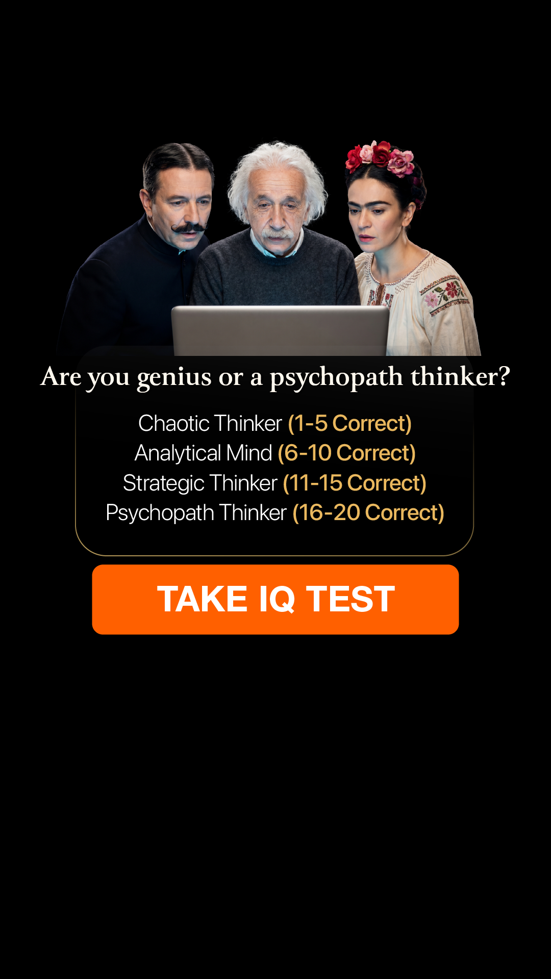 My IQ Facebook ad