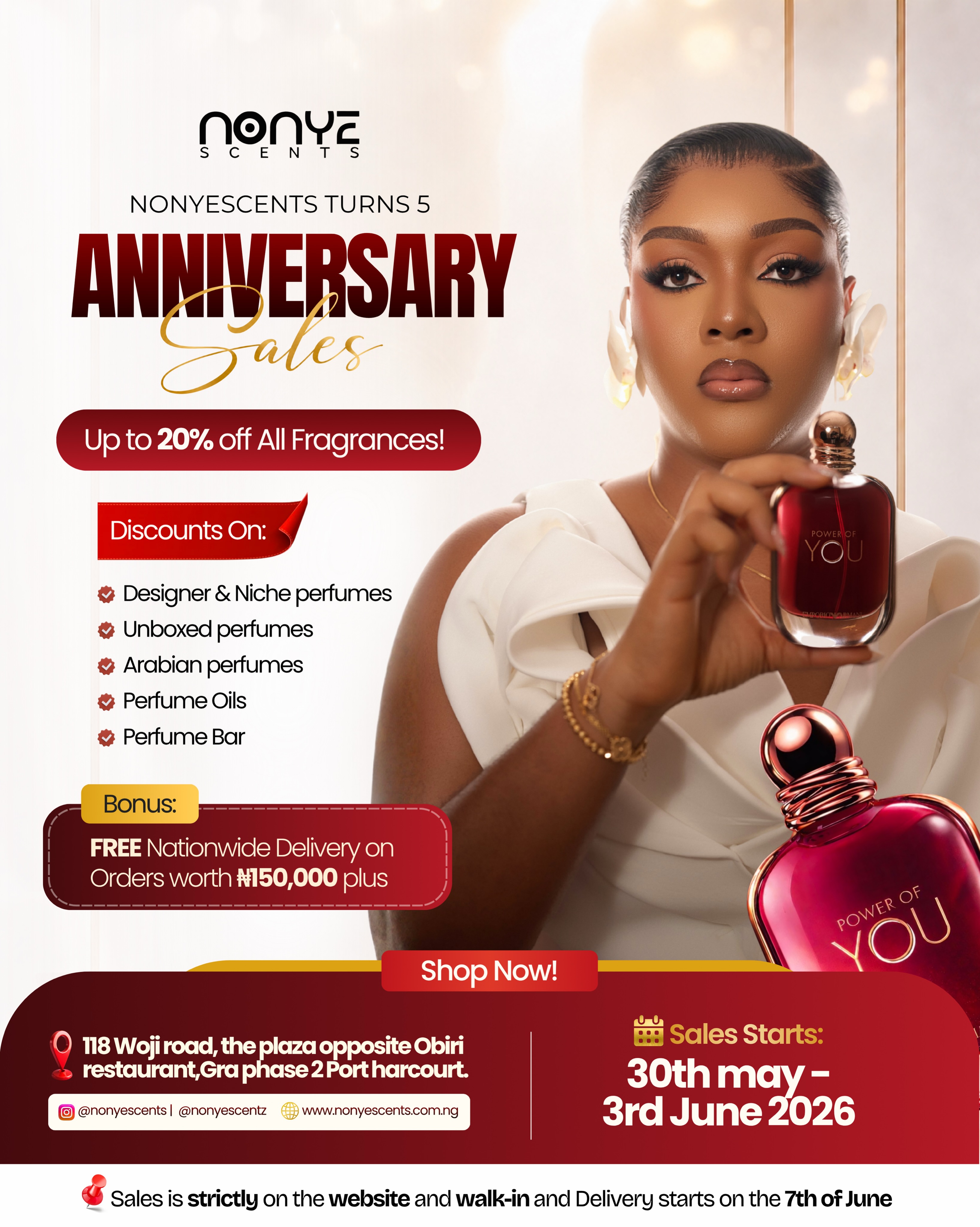 Nonyescentz Facebook ad: To celebrate