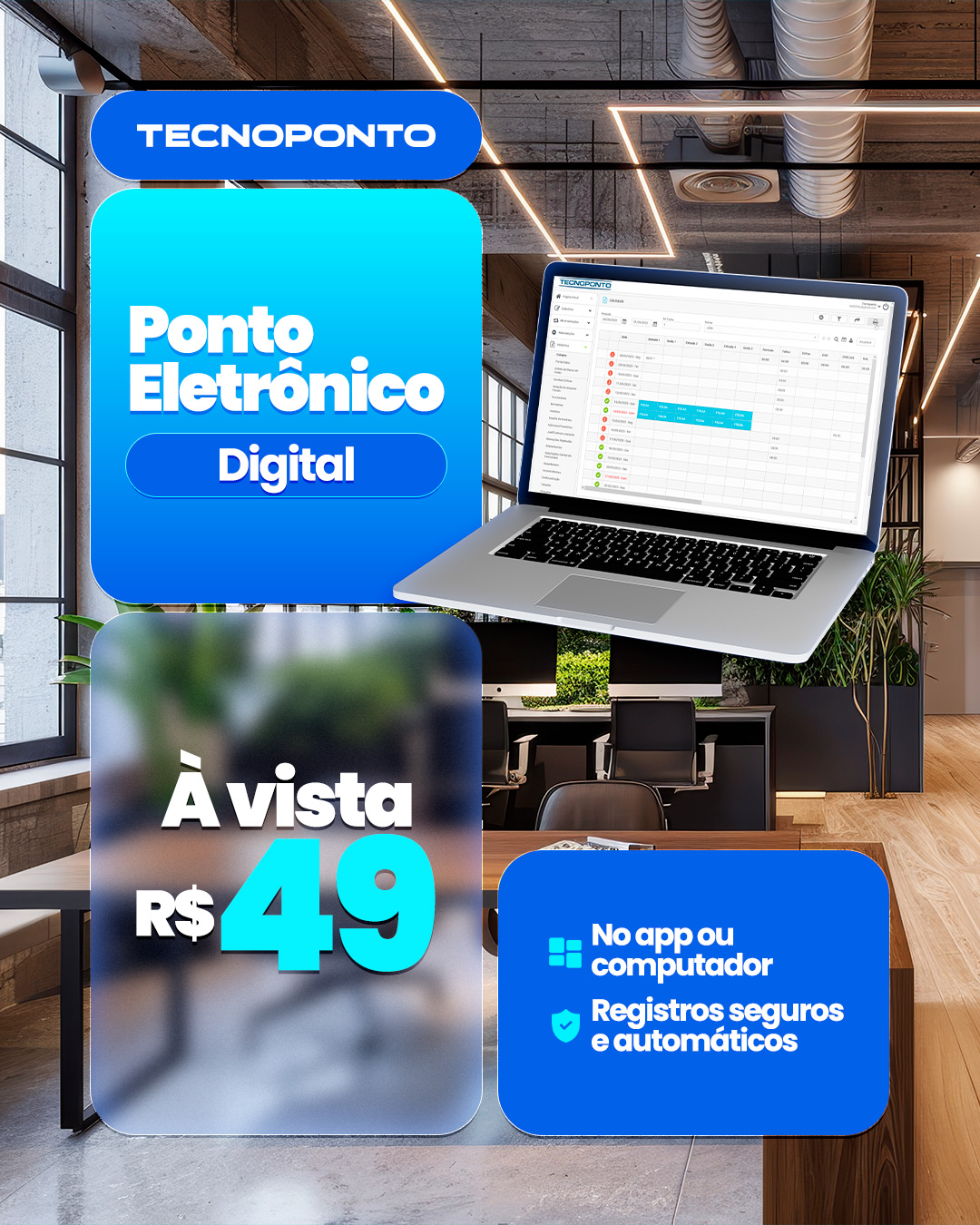 Tecnologia Avançada em Ponto e Acesso Facebook ad: Soluções em controle de ponto para empresas de…