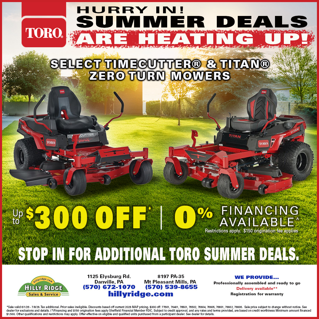 Hilly Ridge Sales & Service Facebook ad from Jun 1, 2026