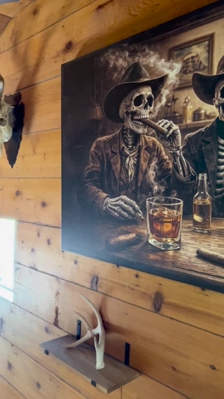 Tailored Canvases - Personalized Art Facebook ad: Dead men still tell the best stories