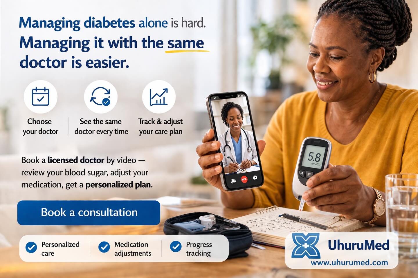 UhuruMed Facebook ad