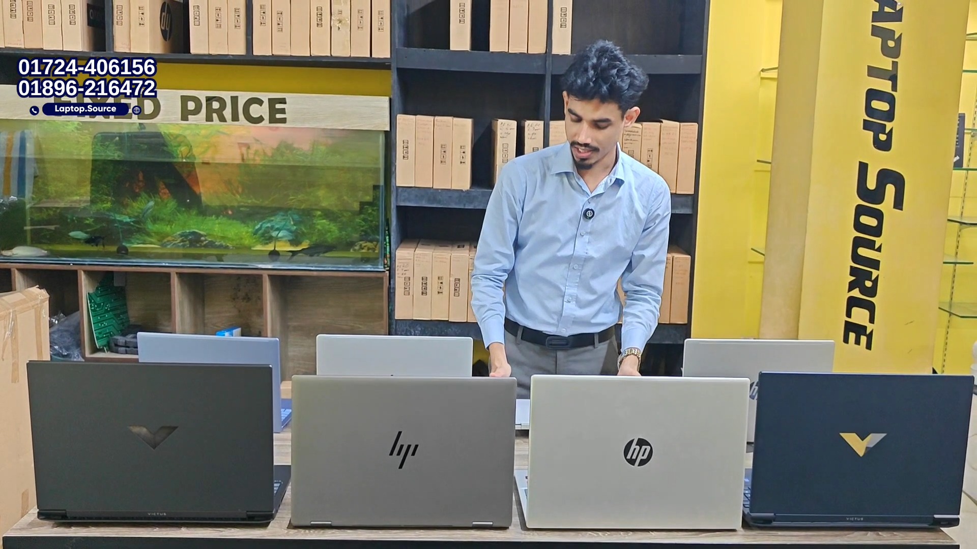 Laptop.Source Facebook ad: HP Premium Laptop Collection | Video Caption