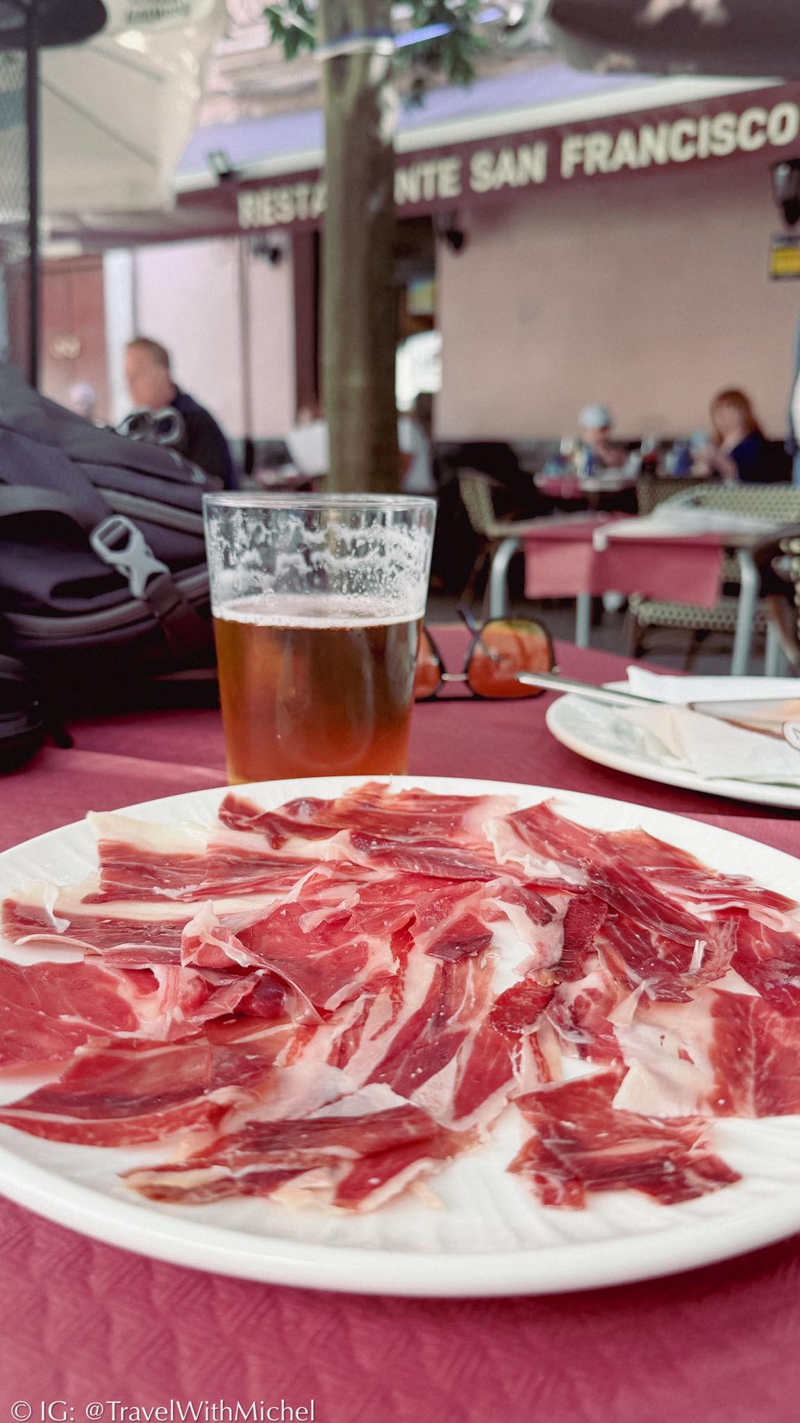 To Boldly Travel with Michel Facebook ad: I said: I’ll have something traditional from Cádiz