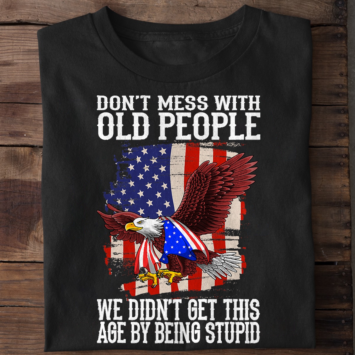 Old But Gold Facebook ad: Funny Old People shirts, comfy vintage style perfect…