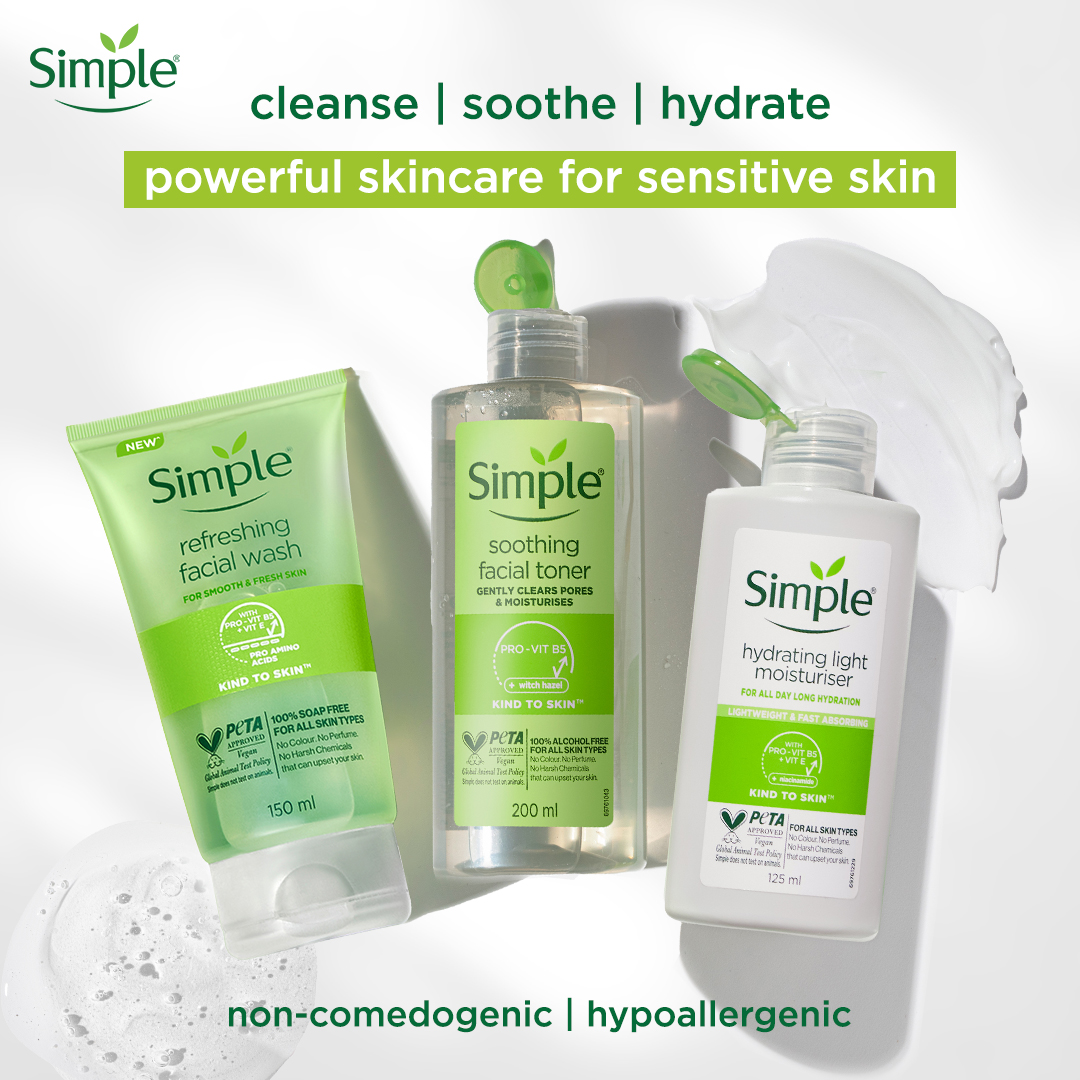 Simple Skincare, India Facebook ad