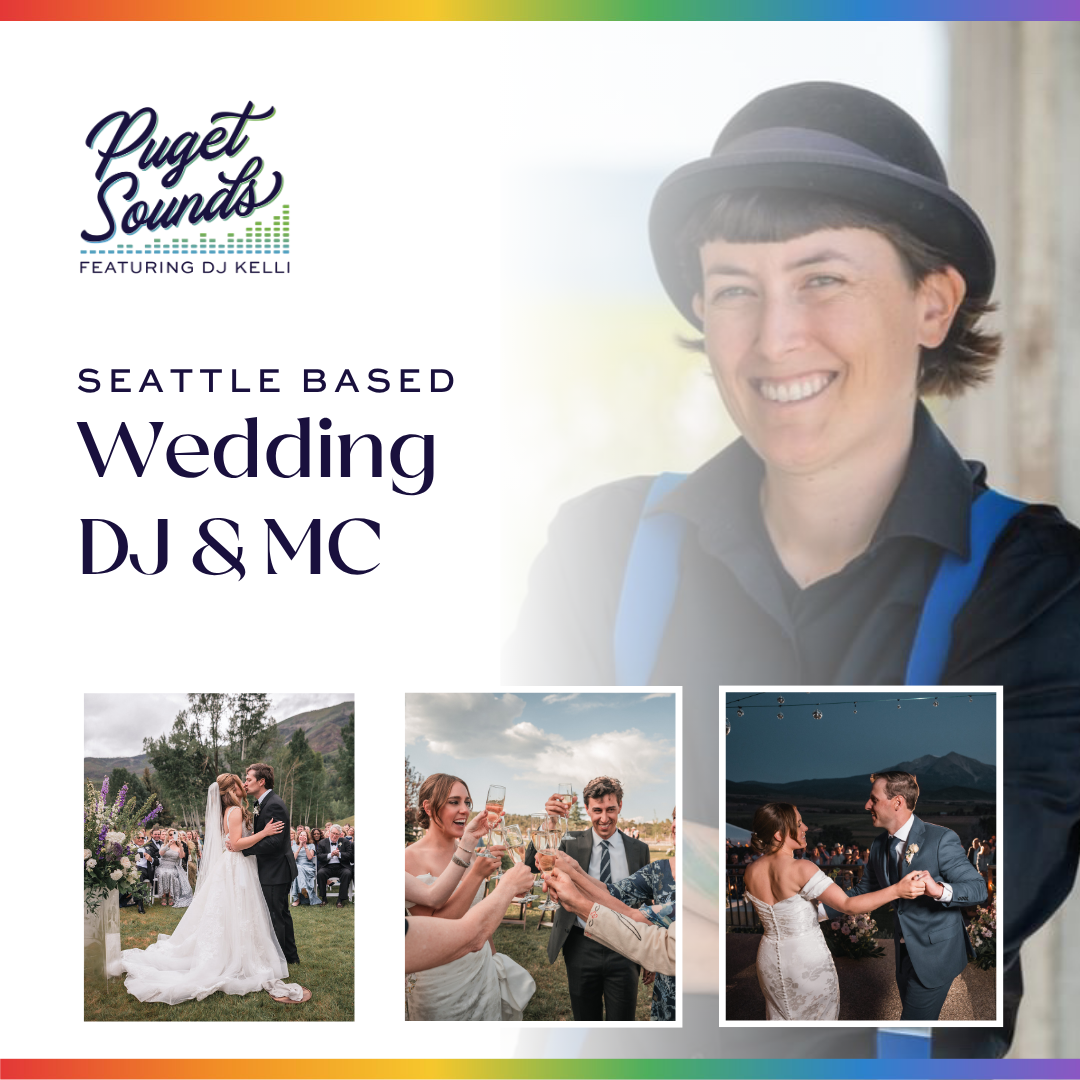 Puget Sounds Event DJ Services Facebook ad: Seattle's Premier Wedding DJ