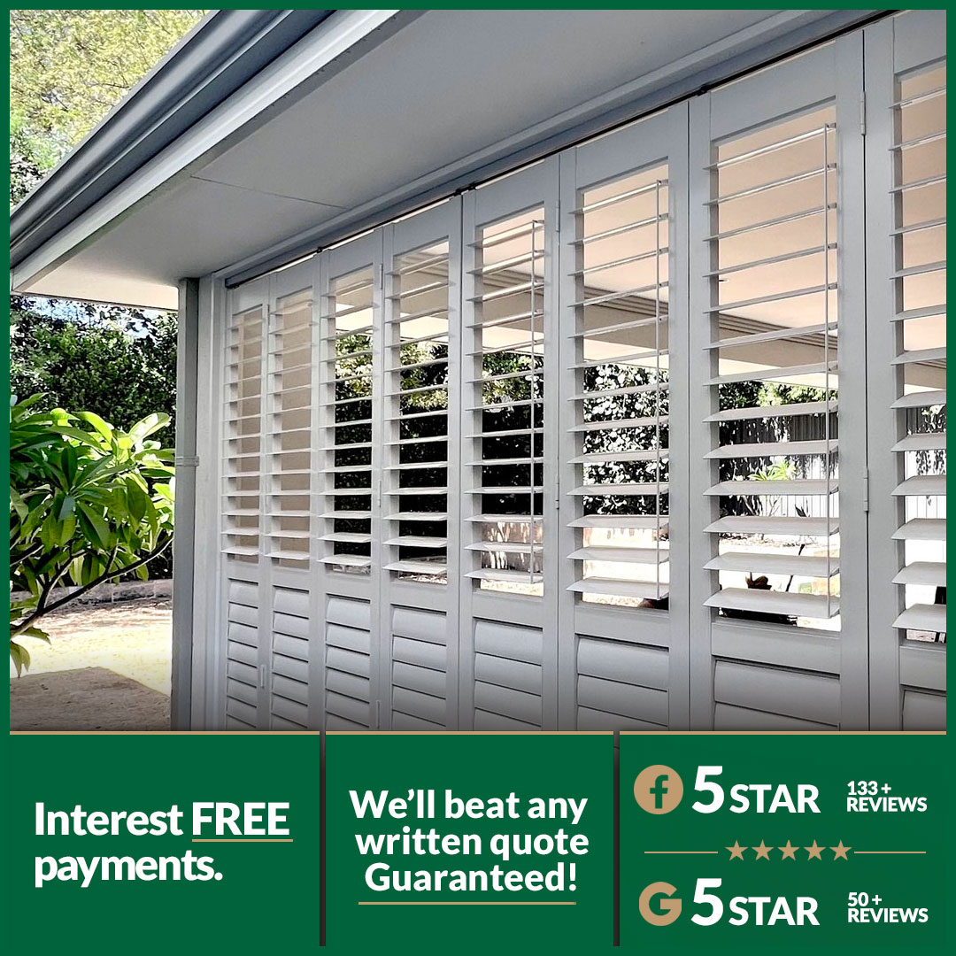Perth Plantation Shutters Facebook ad from Oct 15, 2025