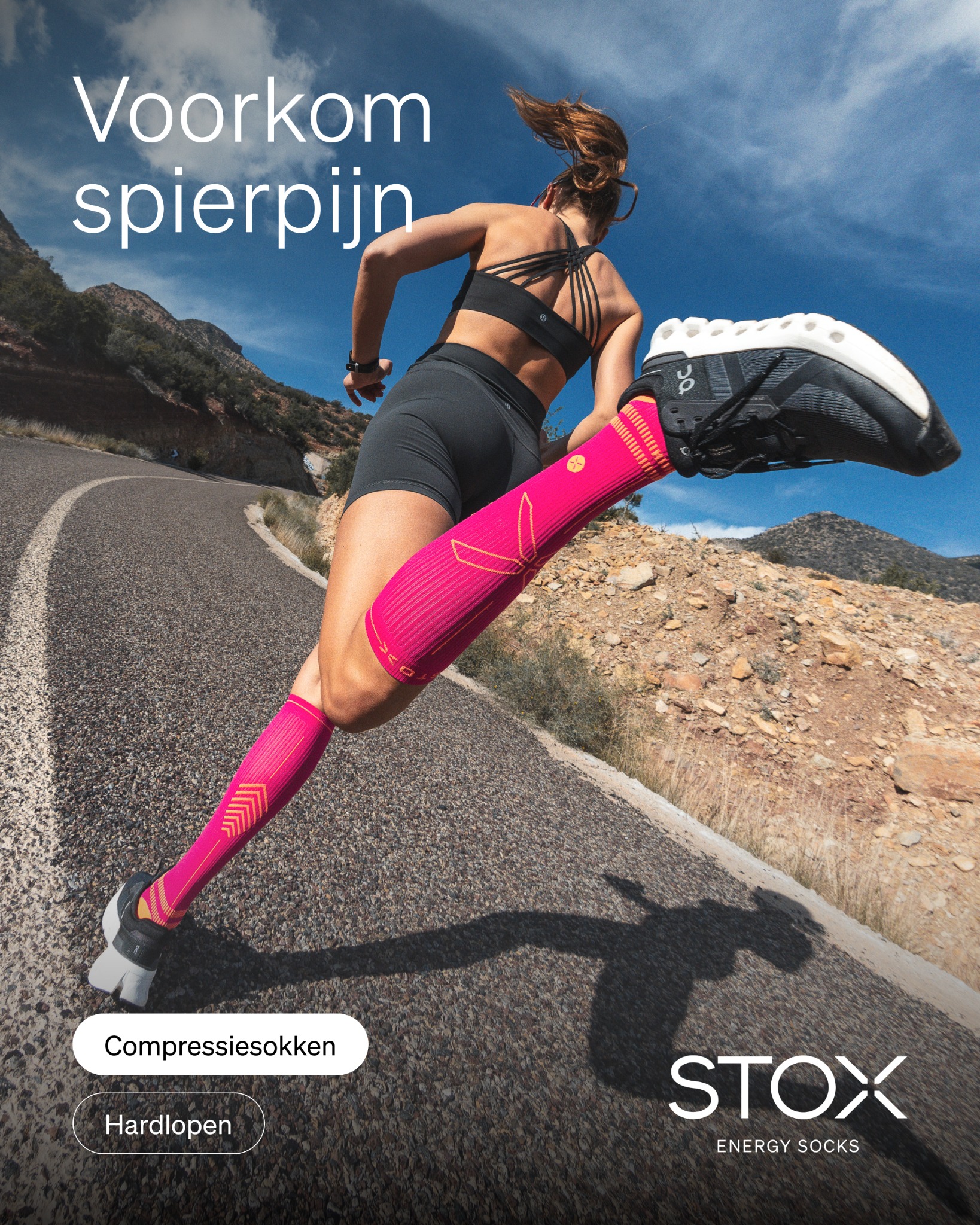STOX Energy Socks Facebook ad: Versnel je herstel