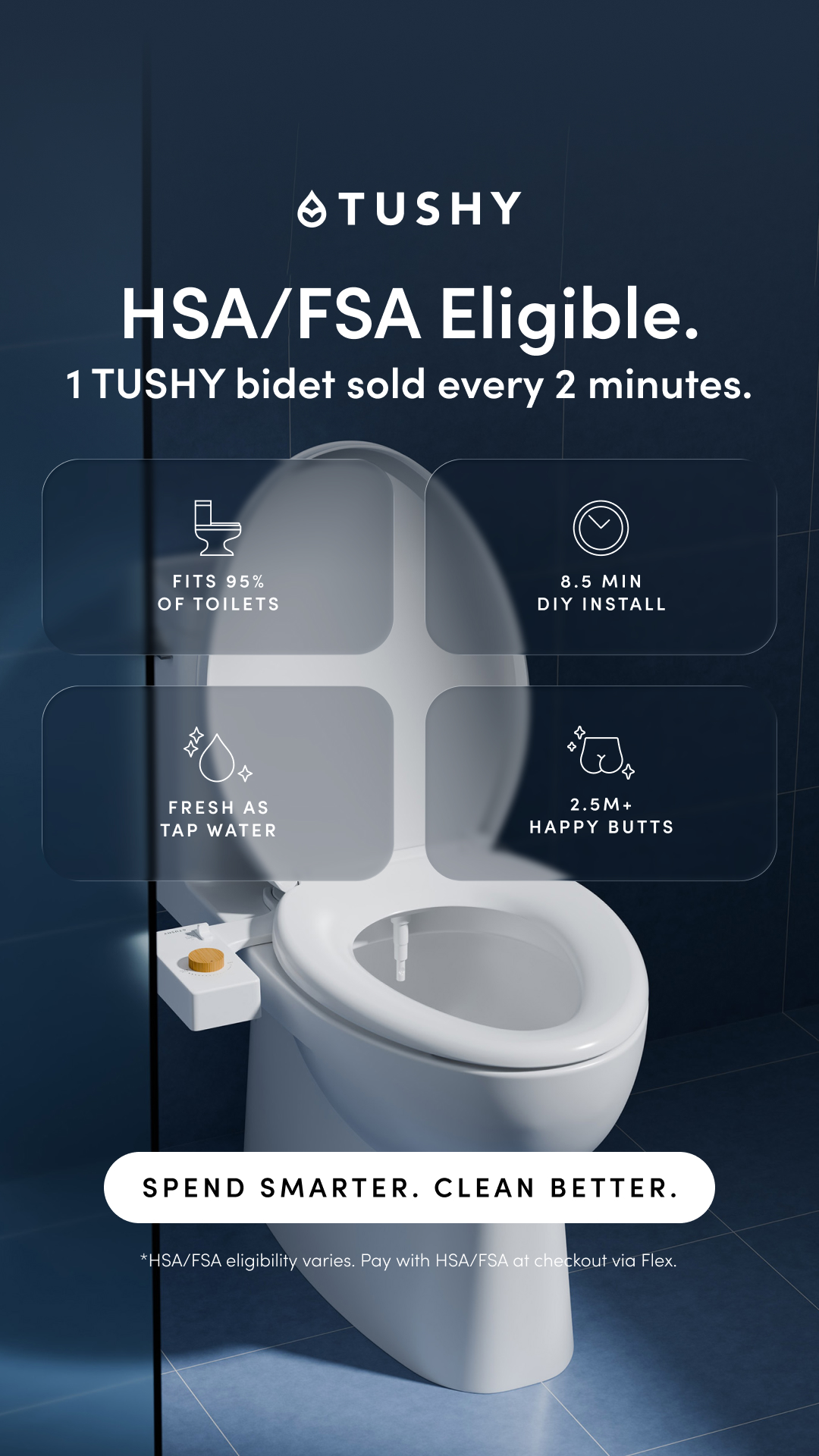 TUSHY Facebook ad