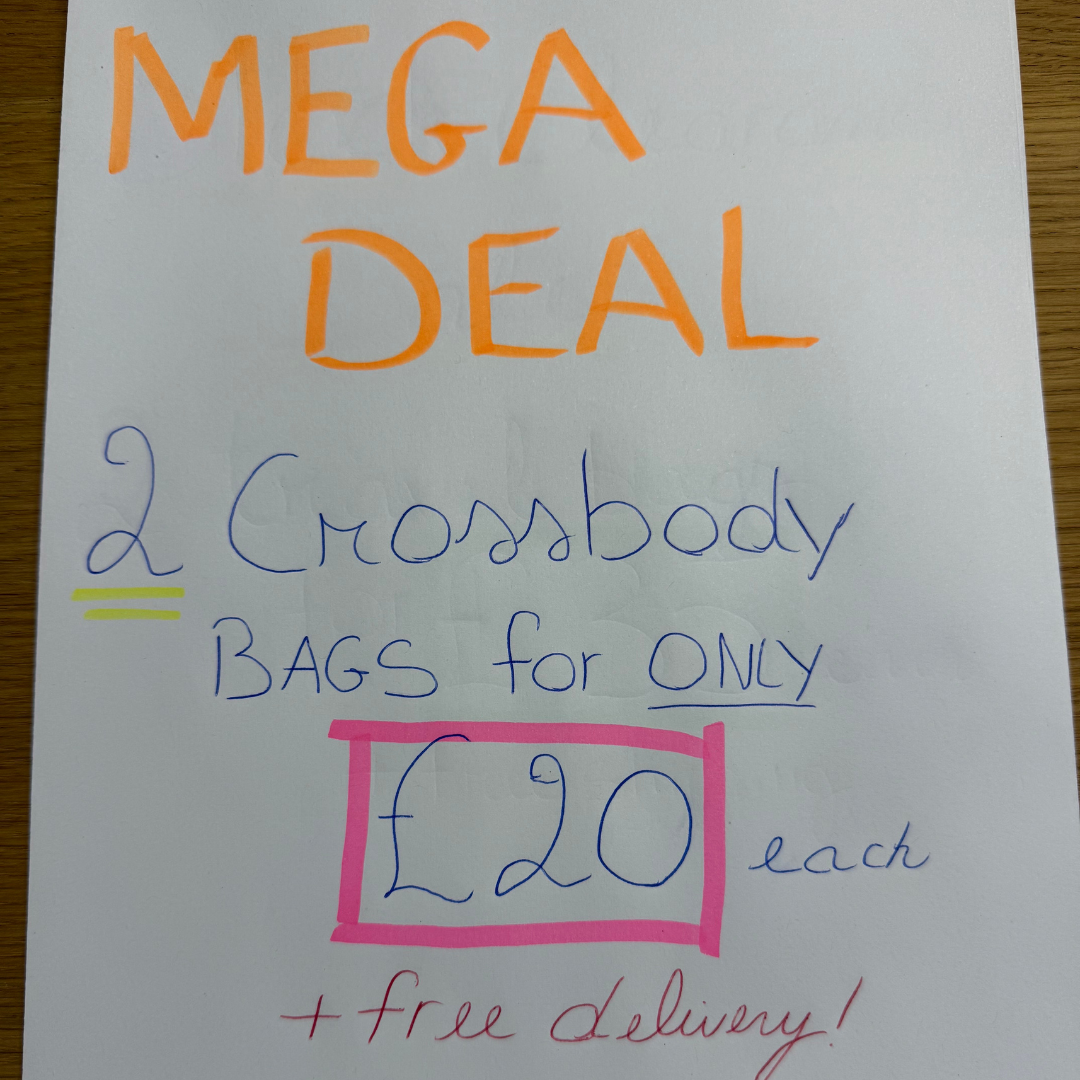The Foldie Facebook ad: Only £20 / bag