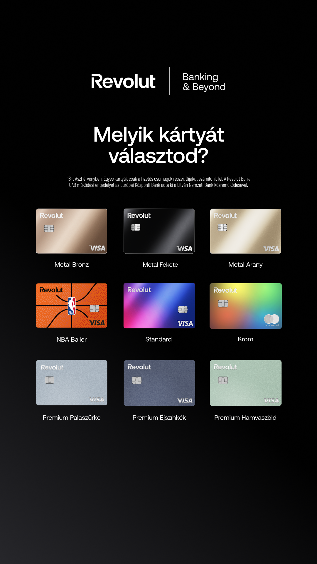 Revolut Facebook ad