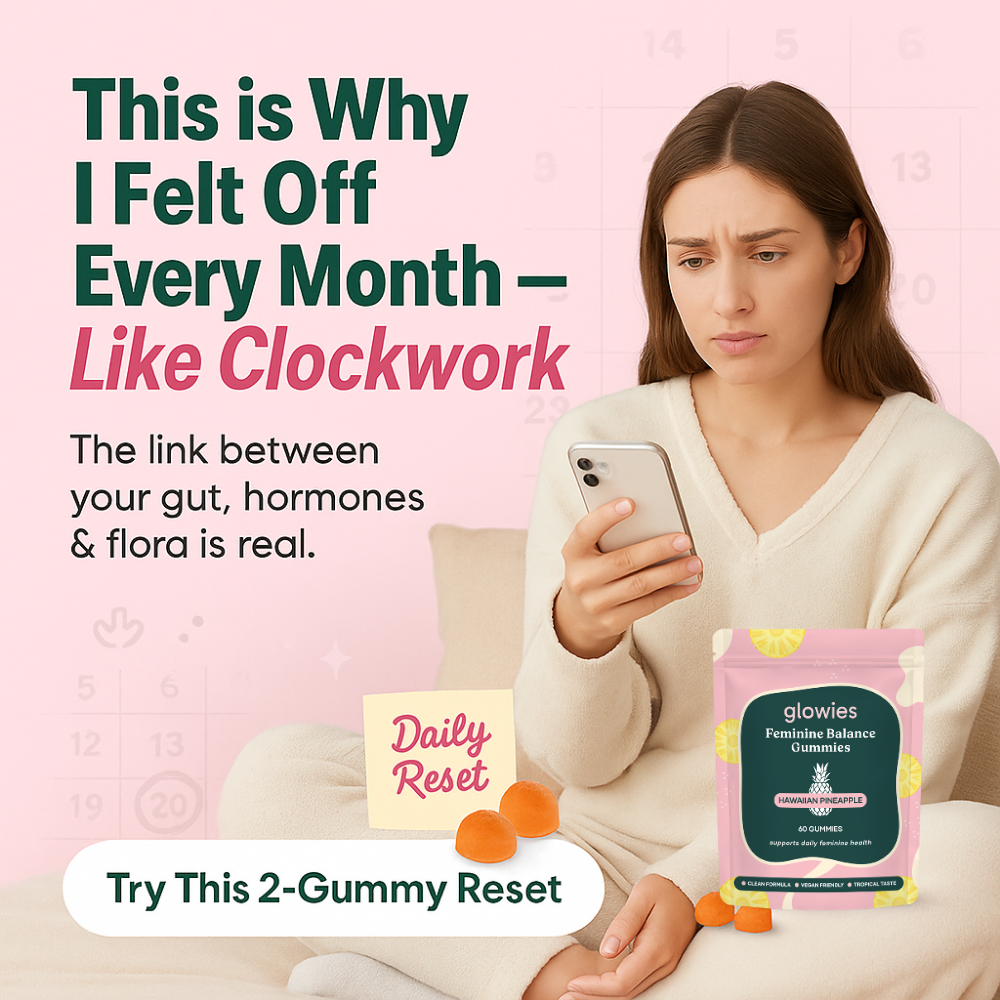 Glowies Facebook ad