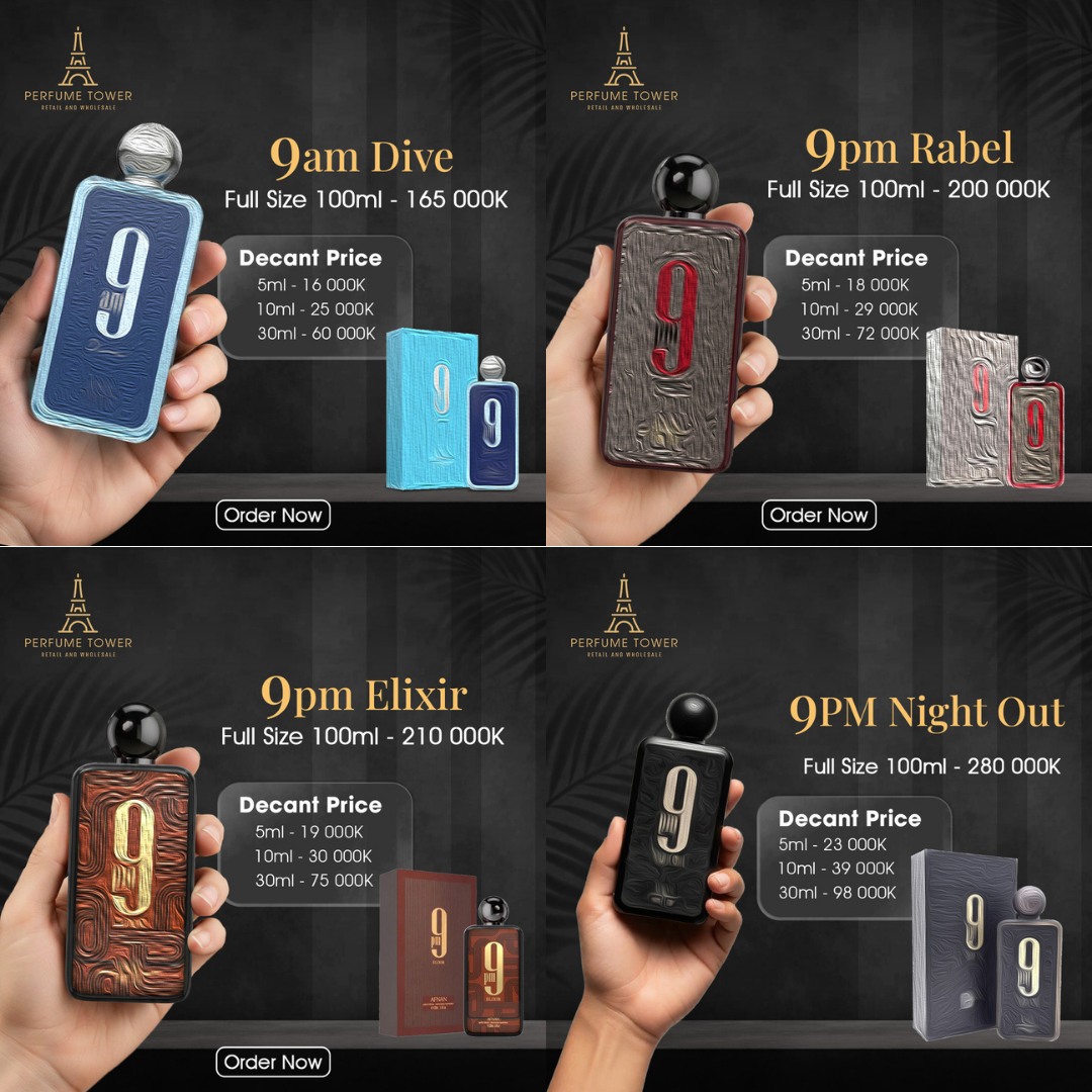 Perfume Tower Yangon Branch Facebook ad: 31.3.2026 YGN Perfume Update Stock List