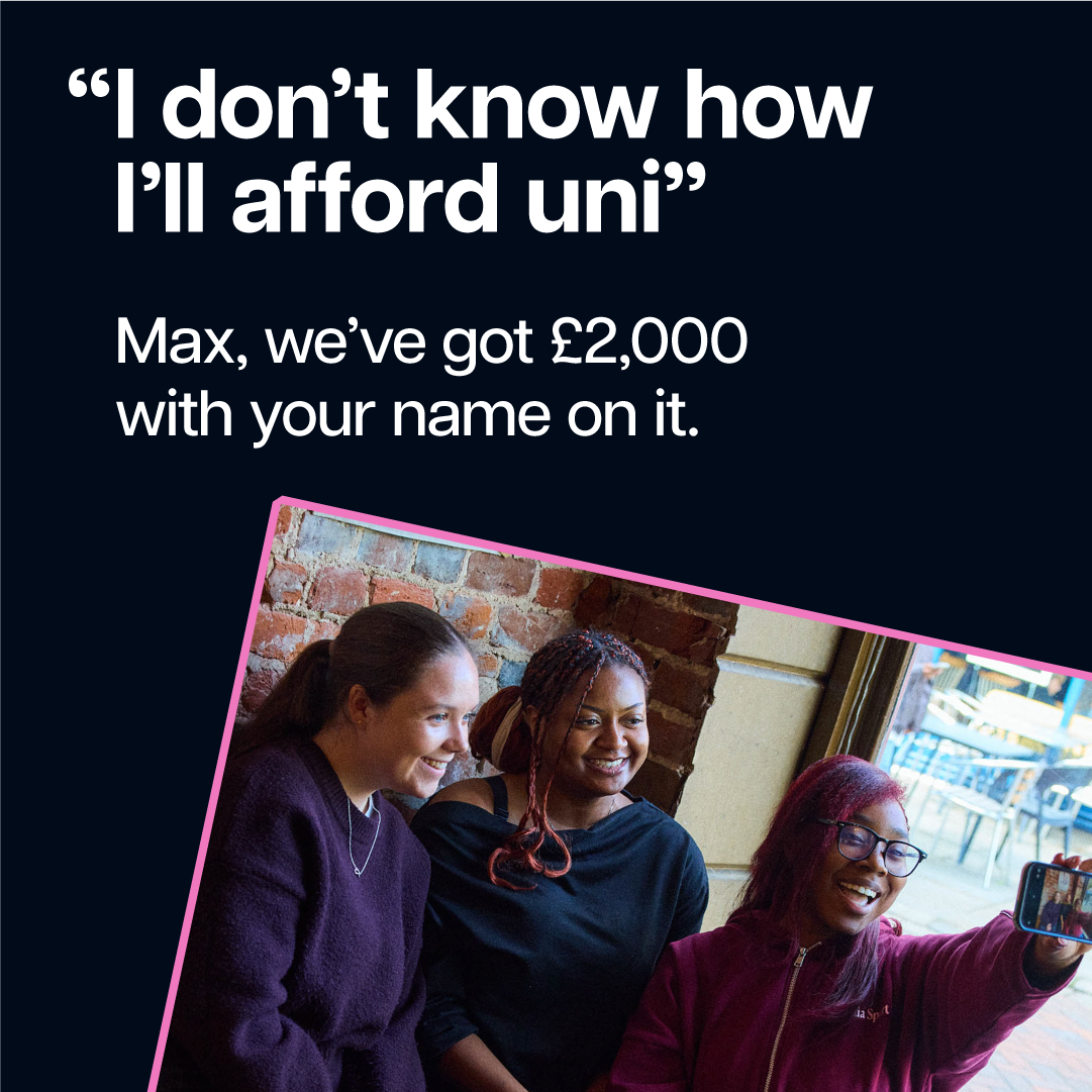 University of Kent Facebook ad: Get your Kent start with £2,000 support, included…