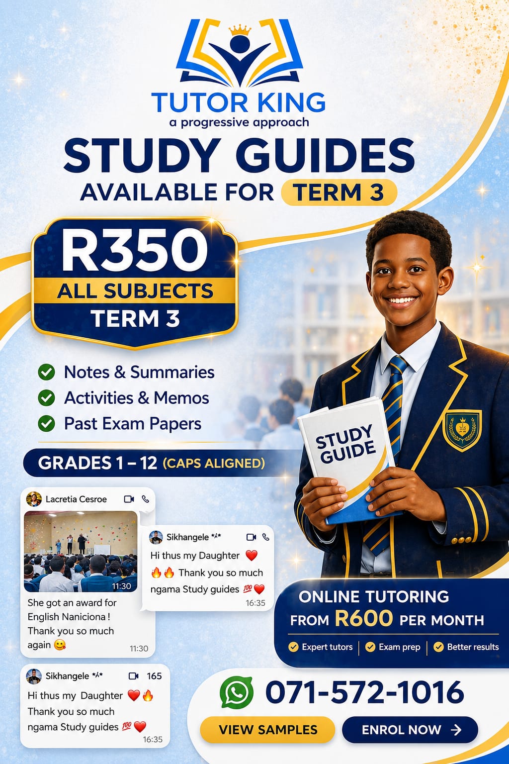 Peer to Peer Academy Tutoring Services Facebook ad: Give your child the academic advantage this Term…