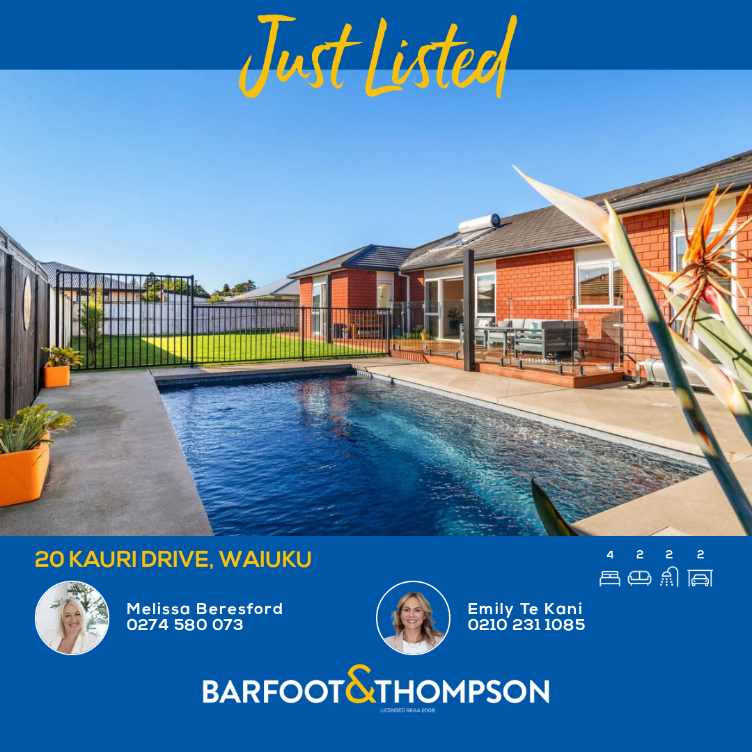 Barfoot & Thompson Waiuku Facebook ad from Jul 2, 2026