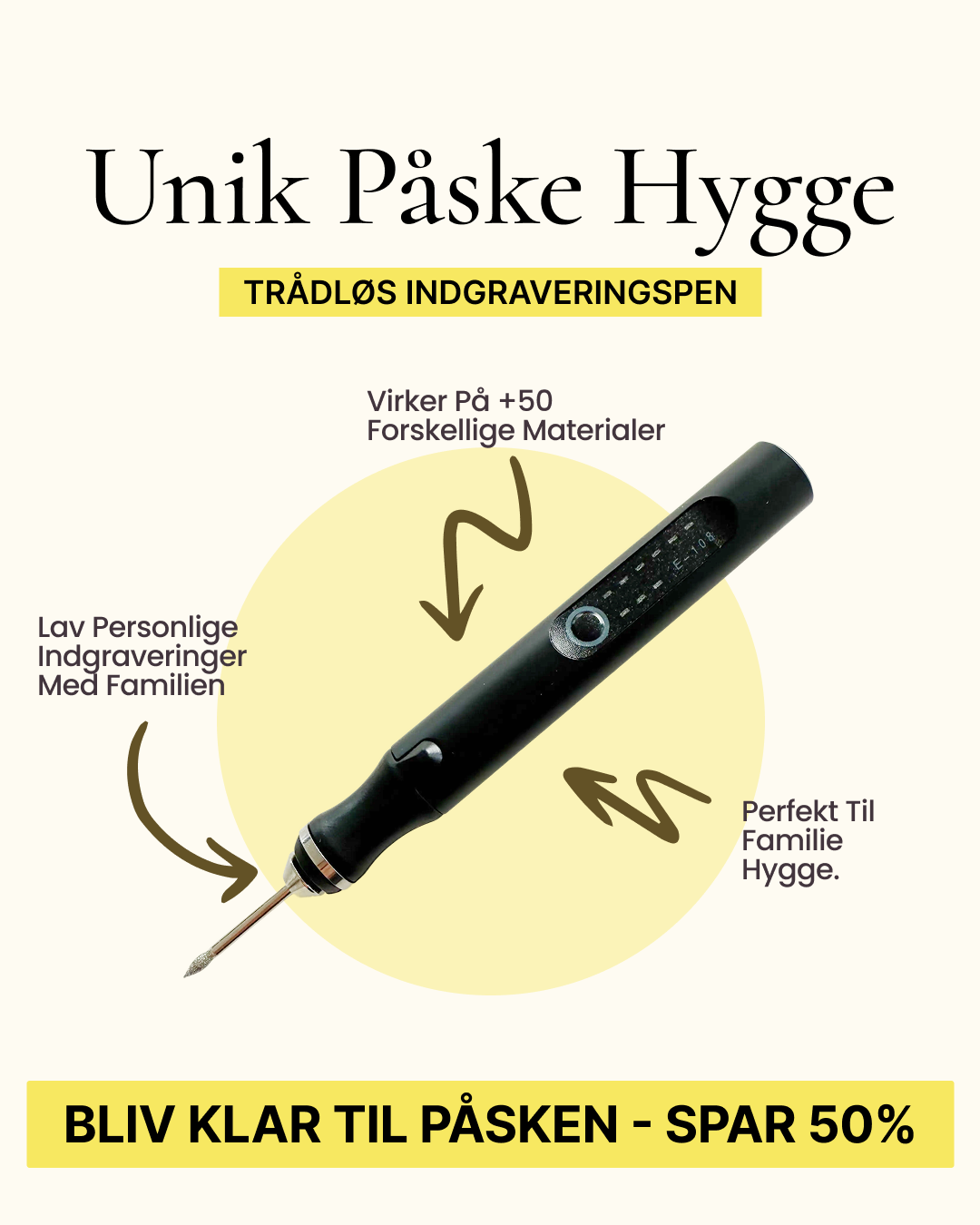 Creative Carve Facebook ad: Lav personlige gaver til hinanden