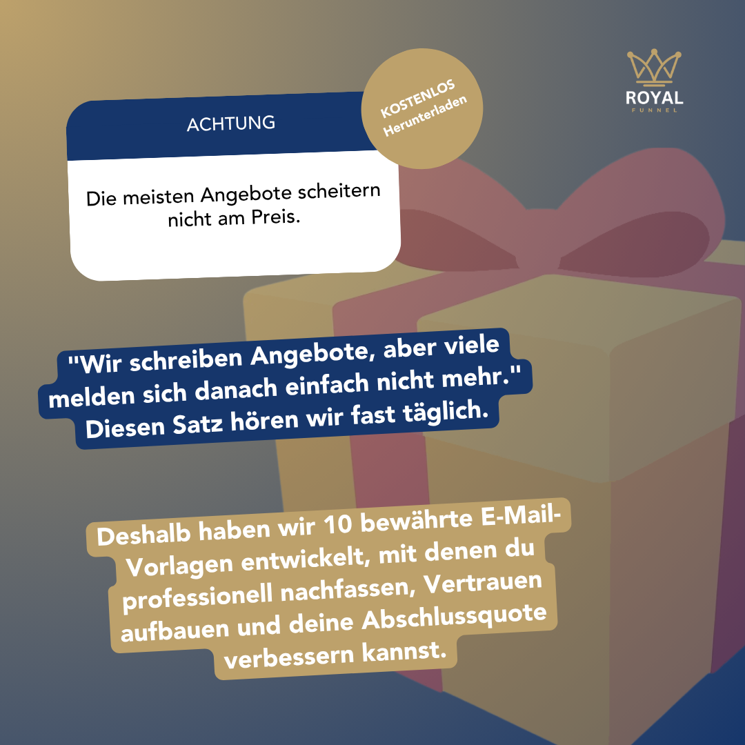 Royal Funnel Facebook ad: Was passiert mit deinem Unternehmen, wenn nächsten Monat…