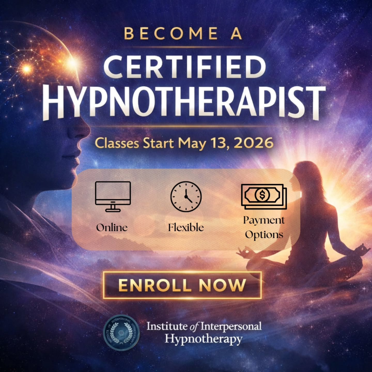 Institute of Interpersonal Hypnotherapy Facebook ad