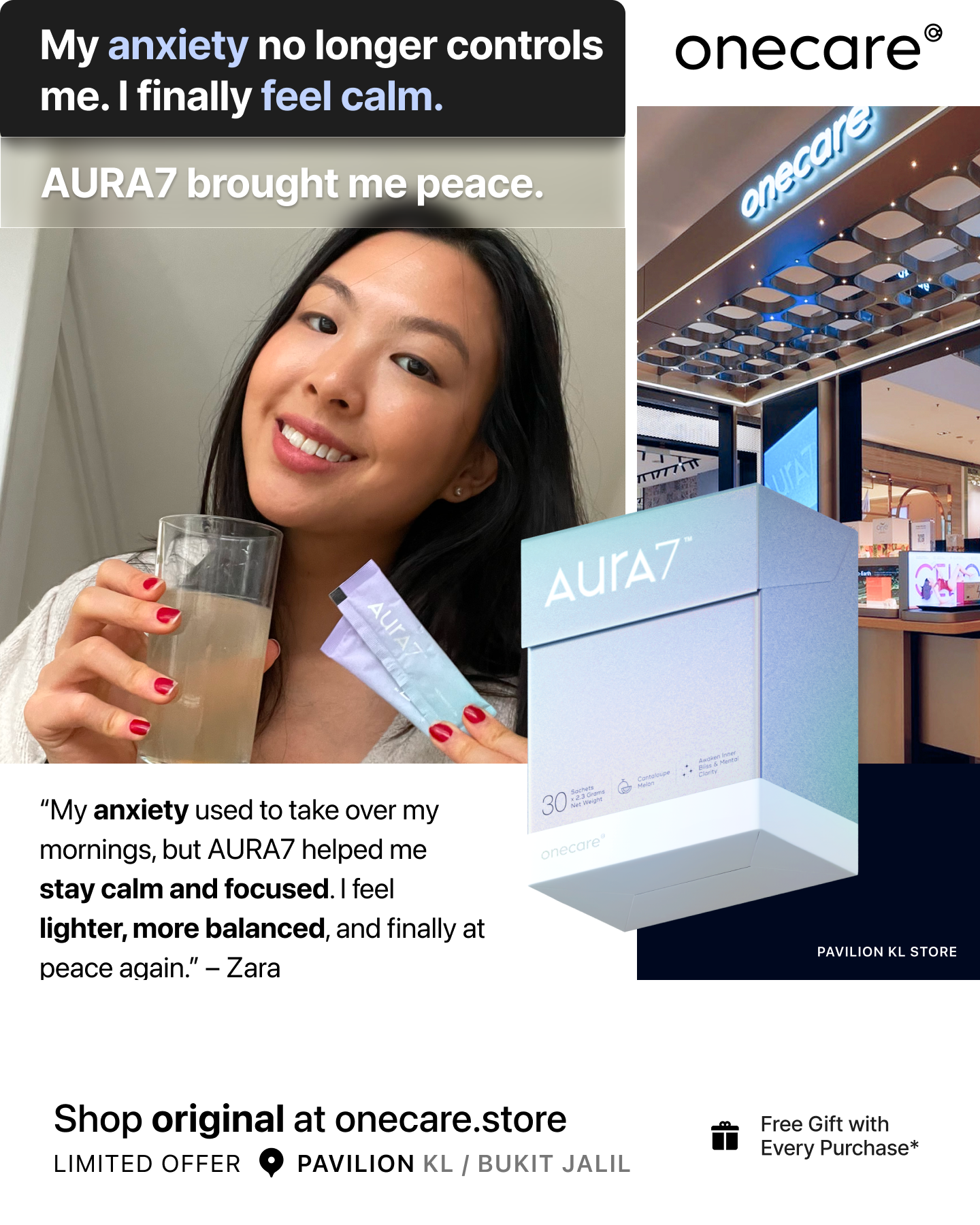 AURA7 Facebook ad